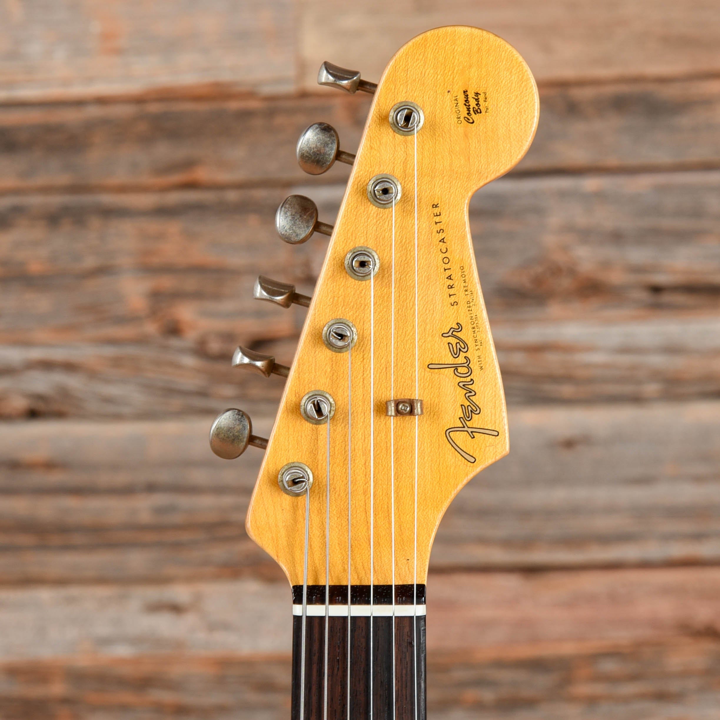 Fender Custom Shop 1963 Stratocaster Journeyman Relic Black 2017 Electric Guitars / Solid Body