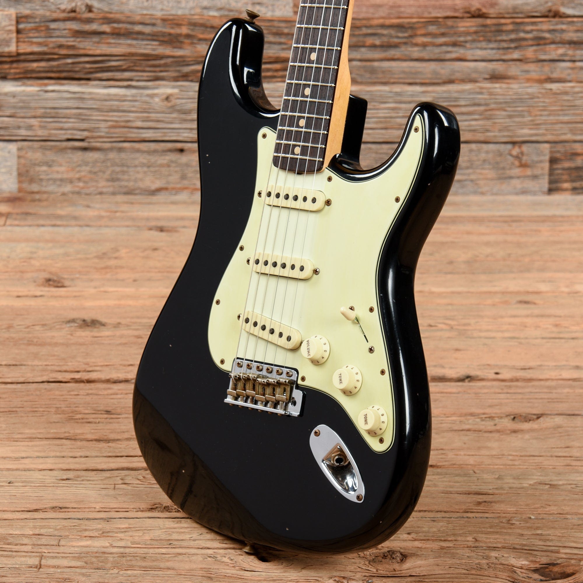 Fender Custom Shop 1963 Stratocaster Journeyman Relic Black 2022 Electric Guitars / Solid Body