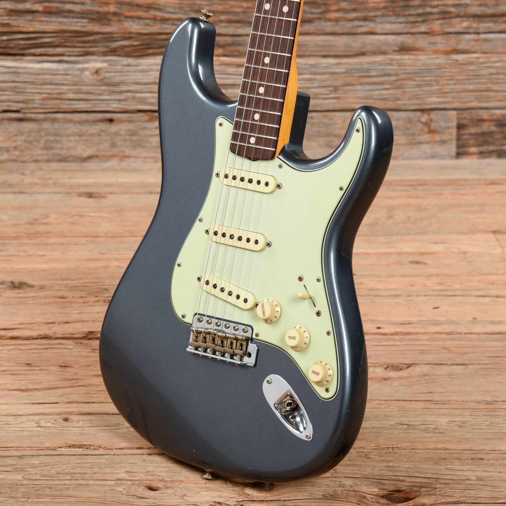 Fender Custom Shop 1963 Stratocaster Journeyman Relic Charcoal Frost 2019 Electric Guitars / Solid Body
