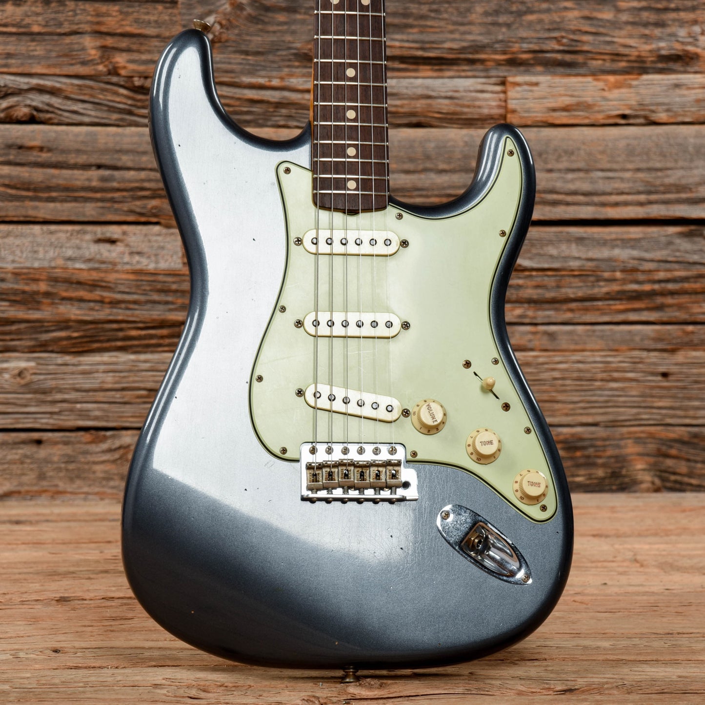 Fender Custom Shop 1963 Stratocaster Journeyman Relic Charcoal Frost 2019 Electric Guitars / Solid Body