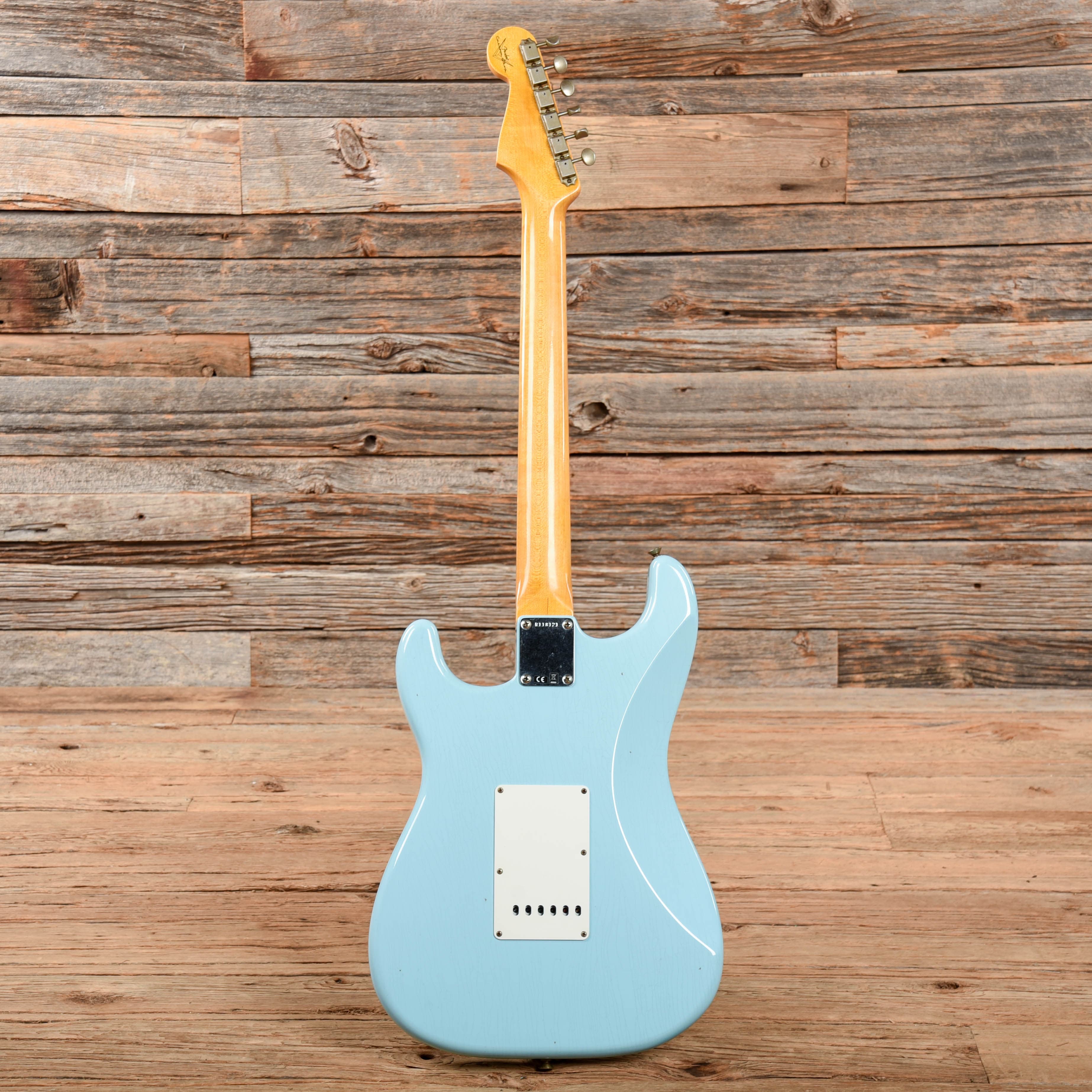 Fender Custom Shop 1963 Stratocaster Journeyman Relic Faded Daphne Blue 2022 Electric Guitars / Solid Body
