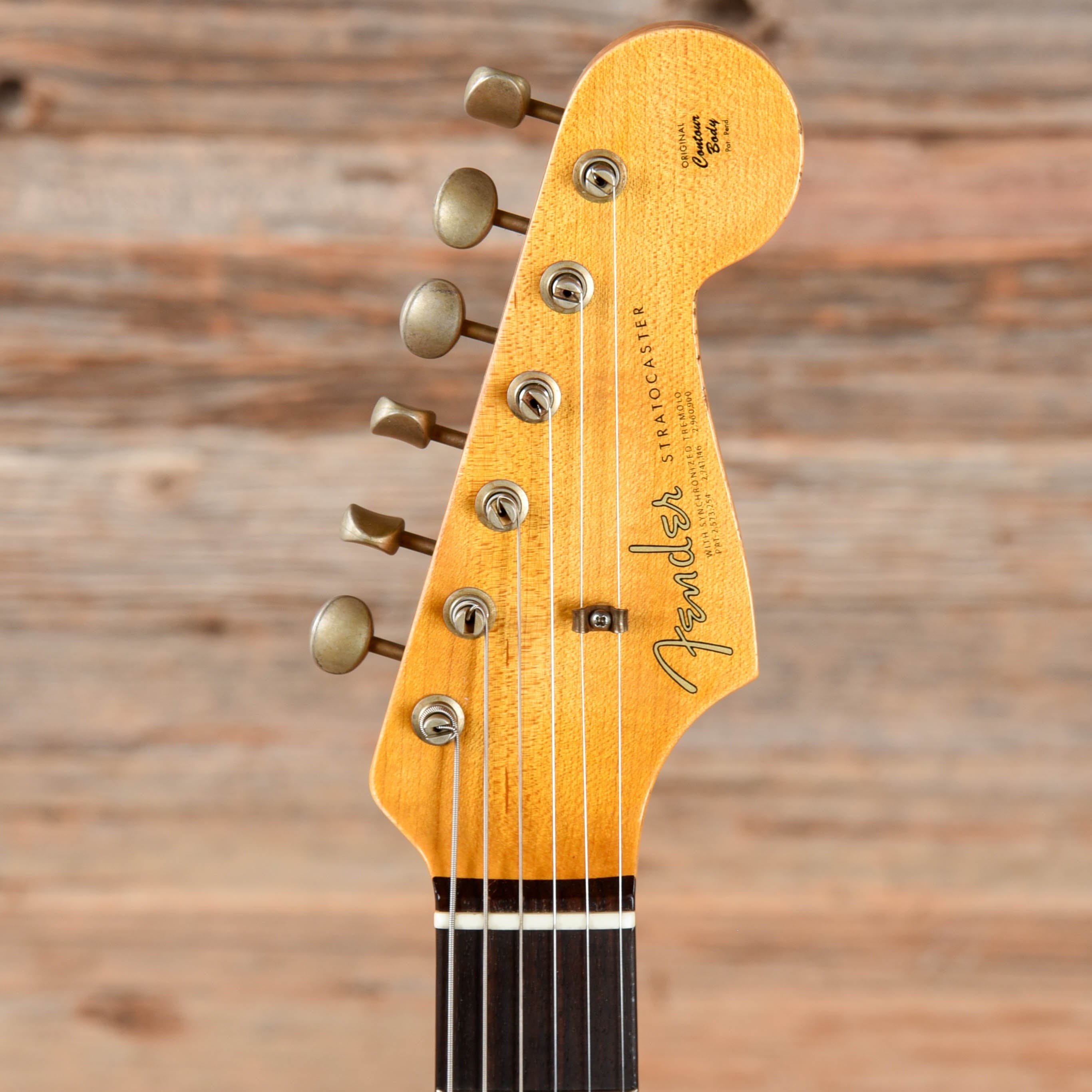 Fender Custom Shop 1963 Stratocaster Journeyman Relic Faded Daphne Blue 2022 Electric Guitars / Solid Body