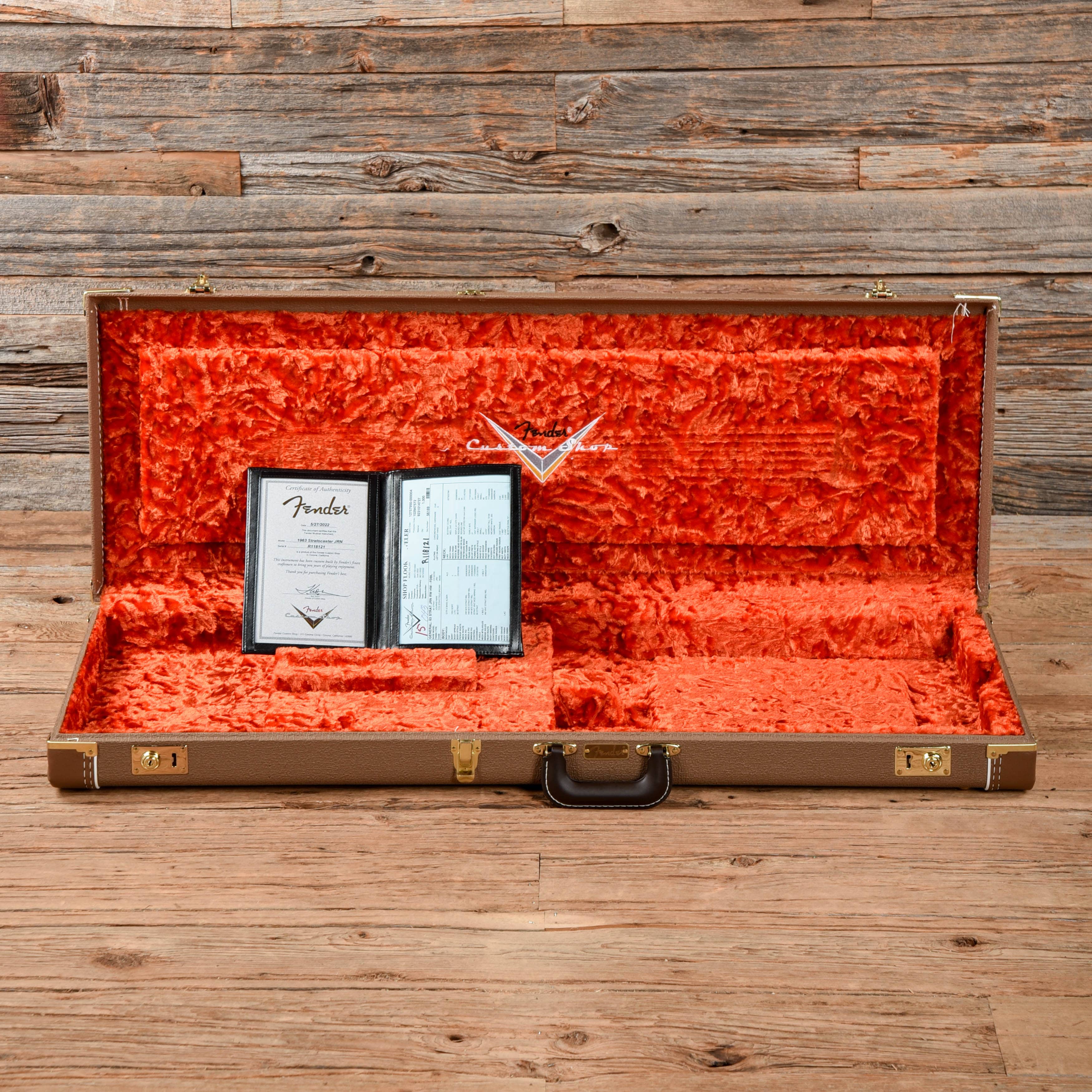 Fender Custom Shop 1963 Stratocaster Journeyman Relic Faded Daphne Blue 2022 Electric Guitars / Solid Body