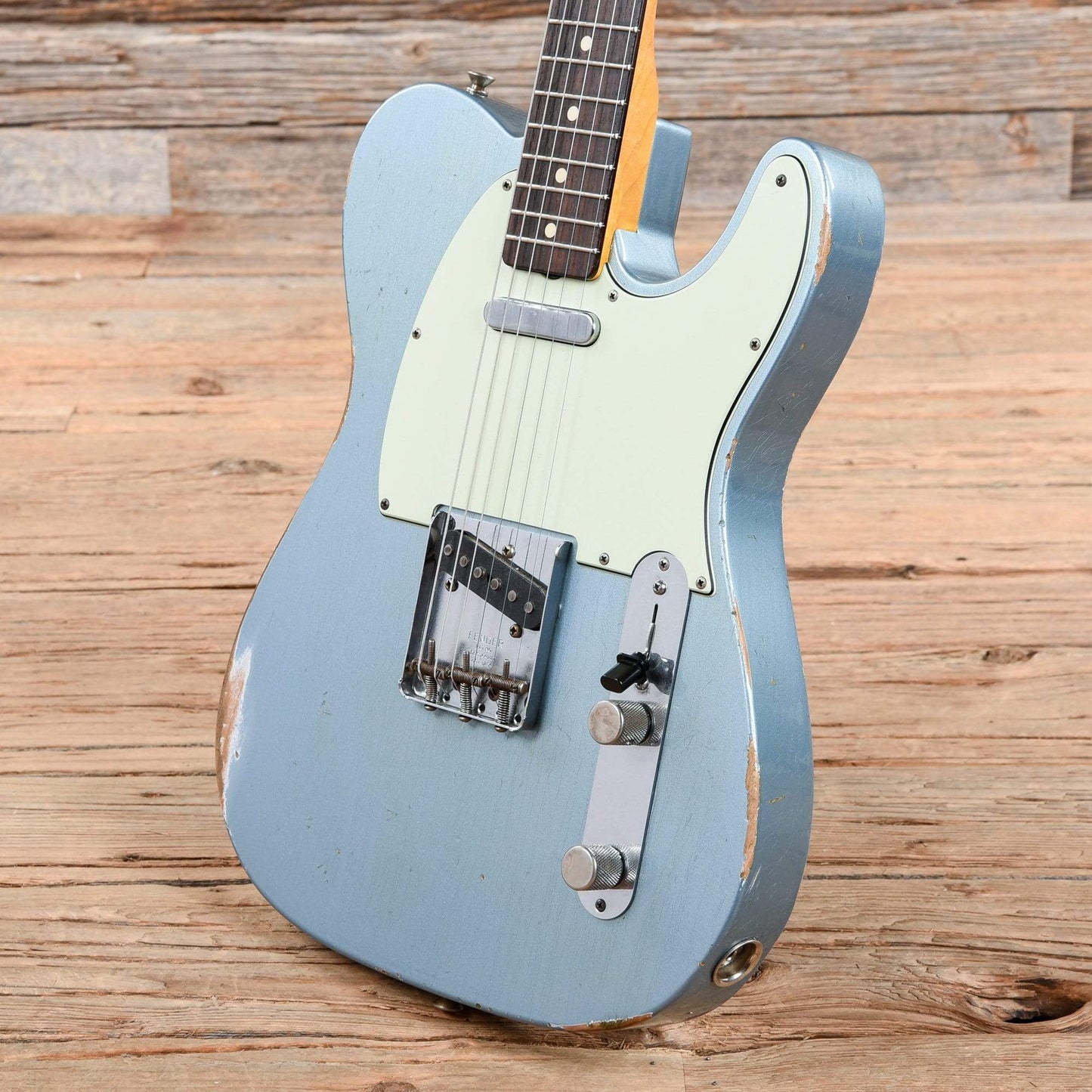 Fender Custom Shop 1963 Telecaster Relic Ice Blue Metallic 2015 Electric Guitars / Solid Body