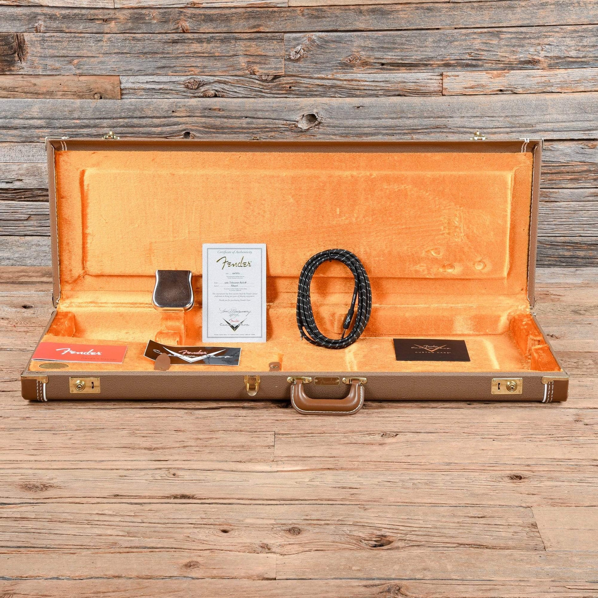 Fender Custom Shop 1963 Telecaster Relic Ice Blue Metallic 2015 Electric Guitars / Solid Body