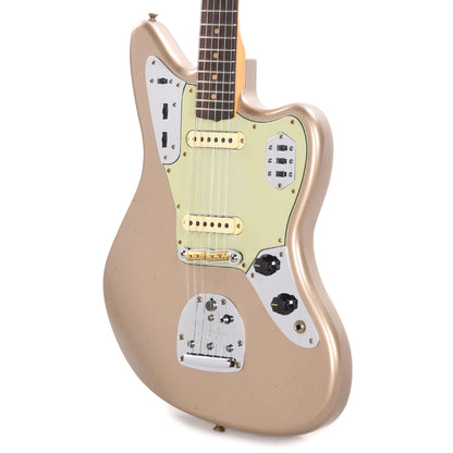 Fender Custom Shop 1964 Jaguar Journeyman Relic Faded Aged Shoreline Gold Metallic Electric Guitars / Solid Body