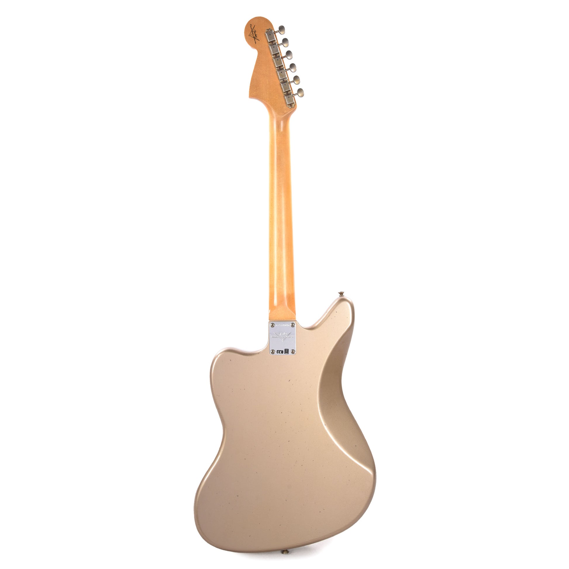 Fender Custom Shop 1964 Jaguar Journeyman Relic Faded Aged Shoreline Gold Metallic Electric Guitars / Solid Body