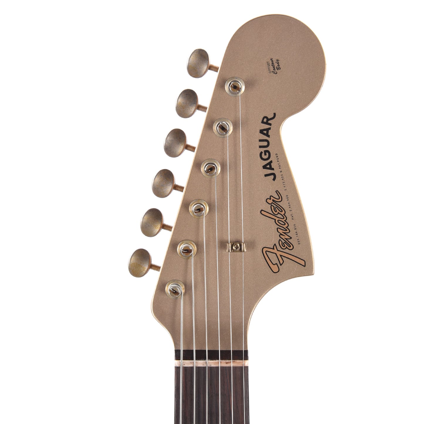 Fender Custom Shop 1964 Jaguar Journeyman Relic Faded Aged Shoreline Gold Metallic Electric Guitars / Solid Body