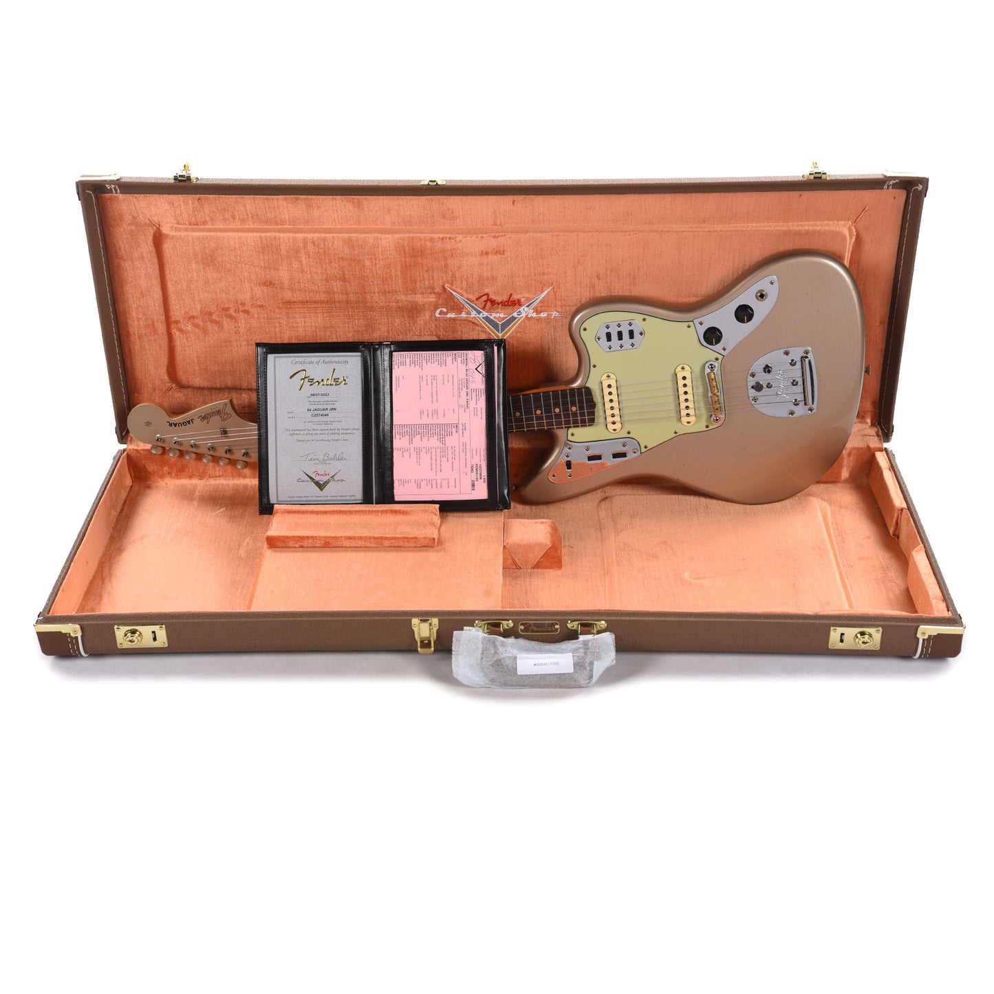 Fender Custom Shop 1964 Jaguar Journeyman Relic Faded Aged Shoreline Gold Metallic Electric Guitars / Solid Body