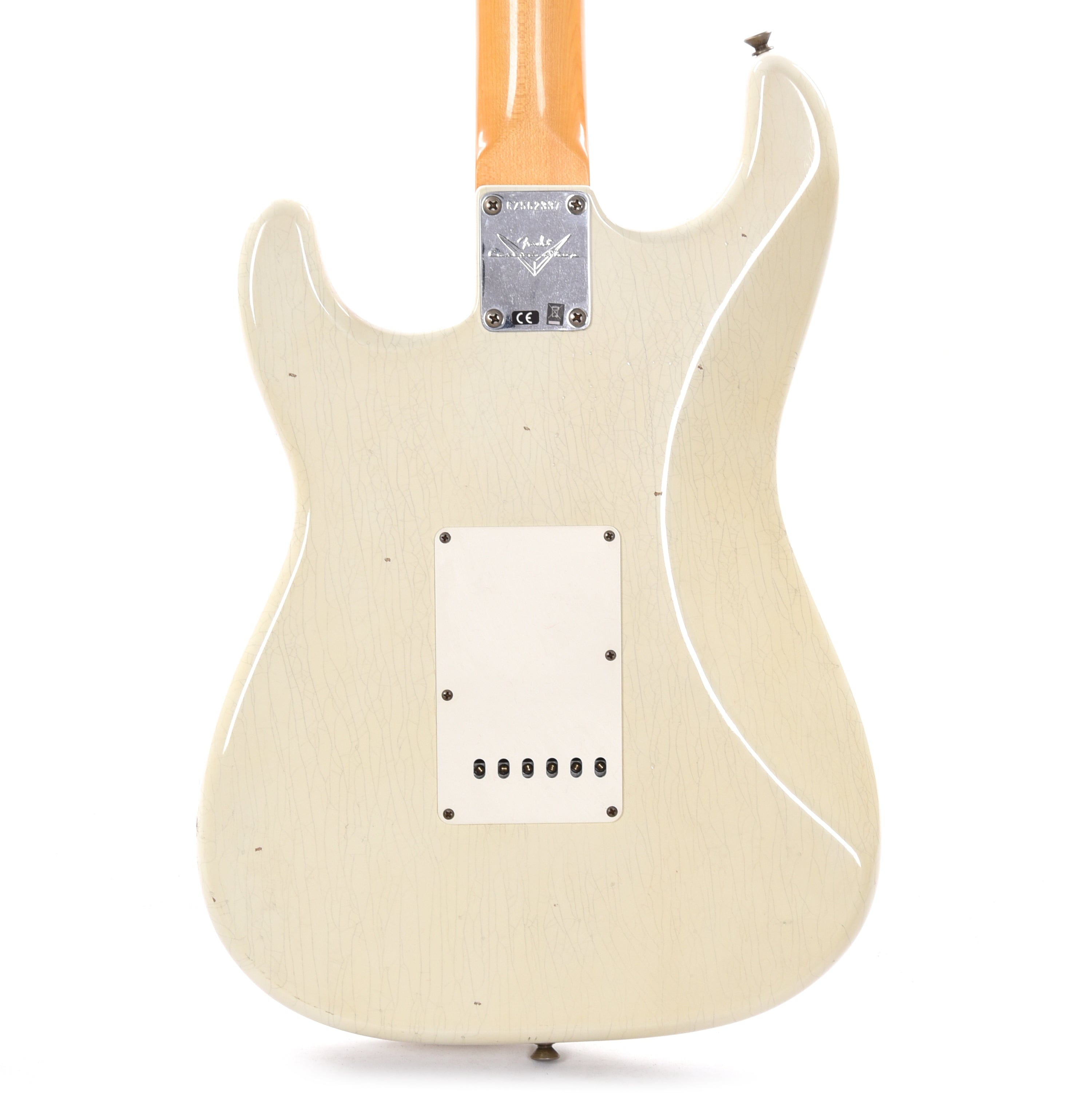 Fender Custom Shop 1964 Stratocaster Journeyman Relic Aged Olympic White Electric Guitars / Solid Body