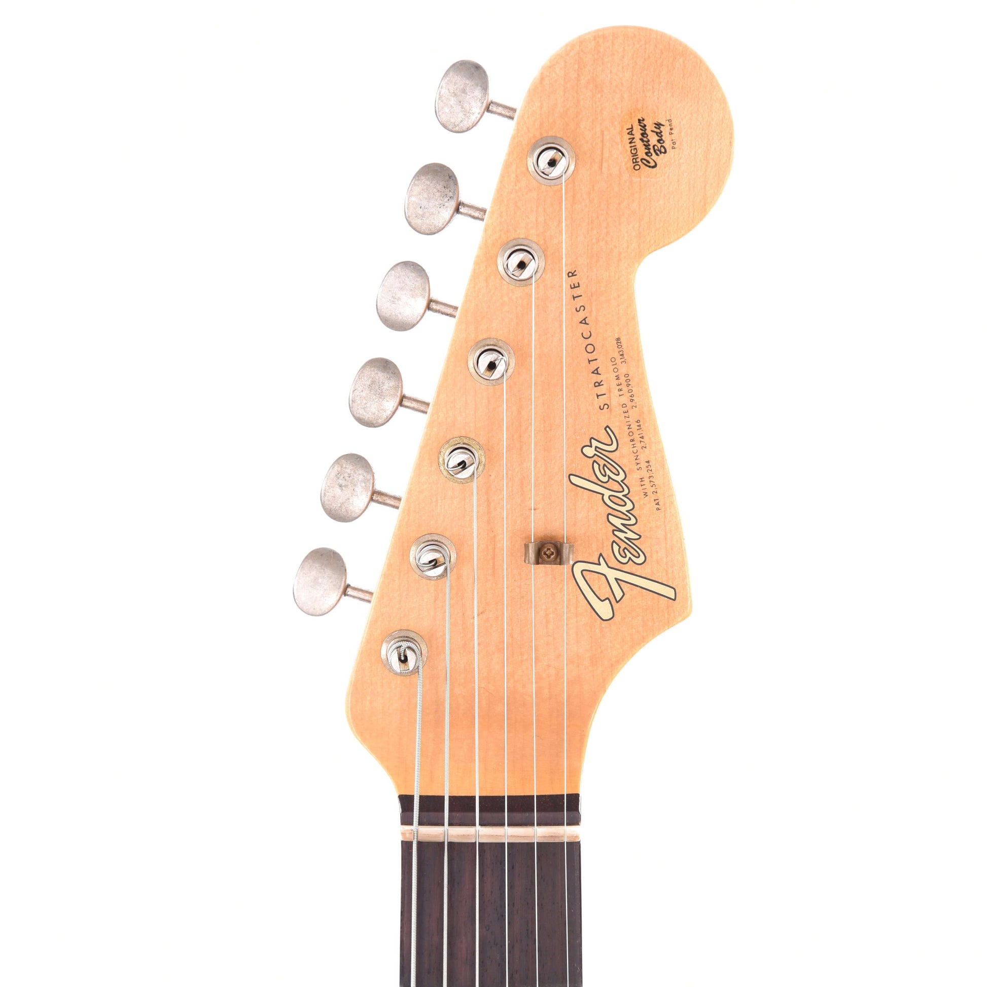 Fender Custom Shop 1964 Stratocaster Journeyman Relic Faded Aged Daphne Blue Electric Guitars / Solid Body