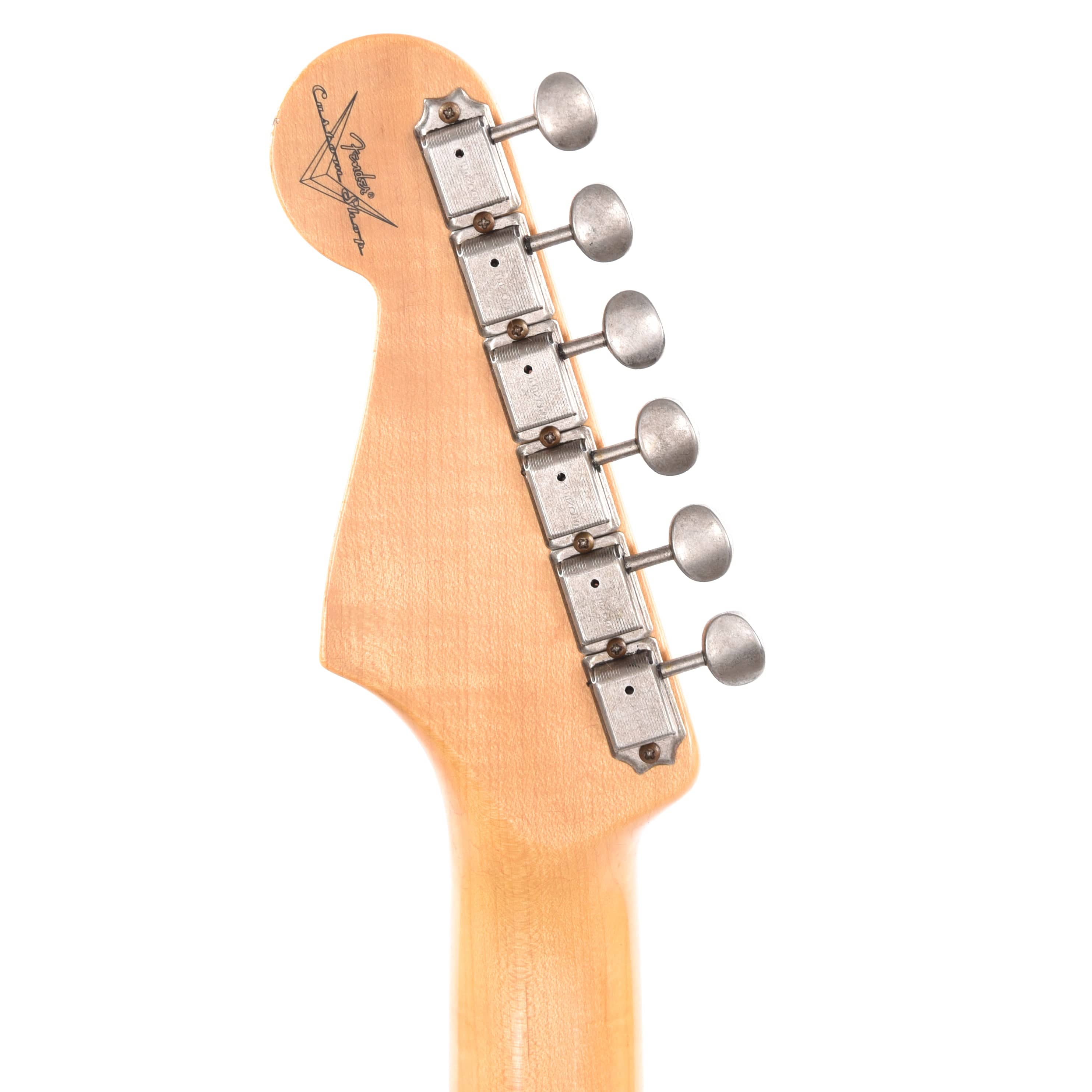 Fender Custom Shop 1964 Stratocaster Journeyman Relic Faded Aged Daphne Blue Electric Guitars / Solid Body