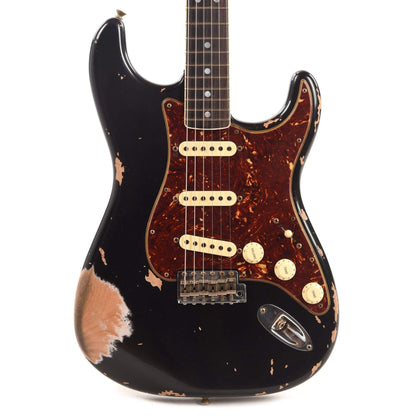 Fender Custom Shop 1965 Stratocaster "Chicago Special" Heavy Relic Aged Black w/Roasted Maple Neck Electric Guitars / Solid Body