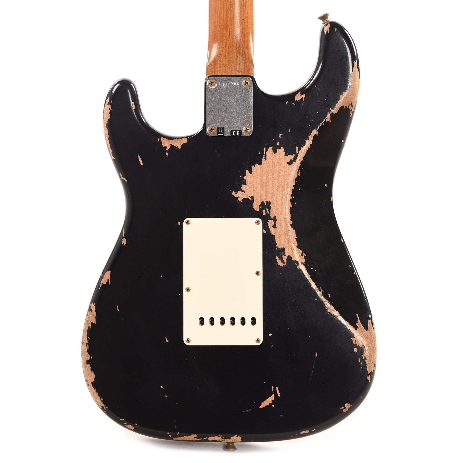 Fender Custom Shop 1965 Stratocaster "Chicago Special" Heavy Relic Aged Black w/Roasted Maple Neck Electric Guitars / Solid Body