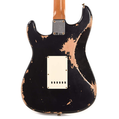 Fender Custom Shop 1965 Stratocaster "Chicago Special" Heavy Relic Aged Black w/Roasted Maple Neck Electric Guitars / Solid Body
