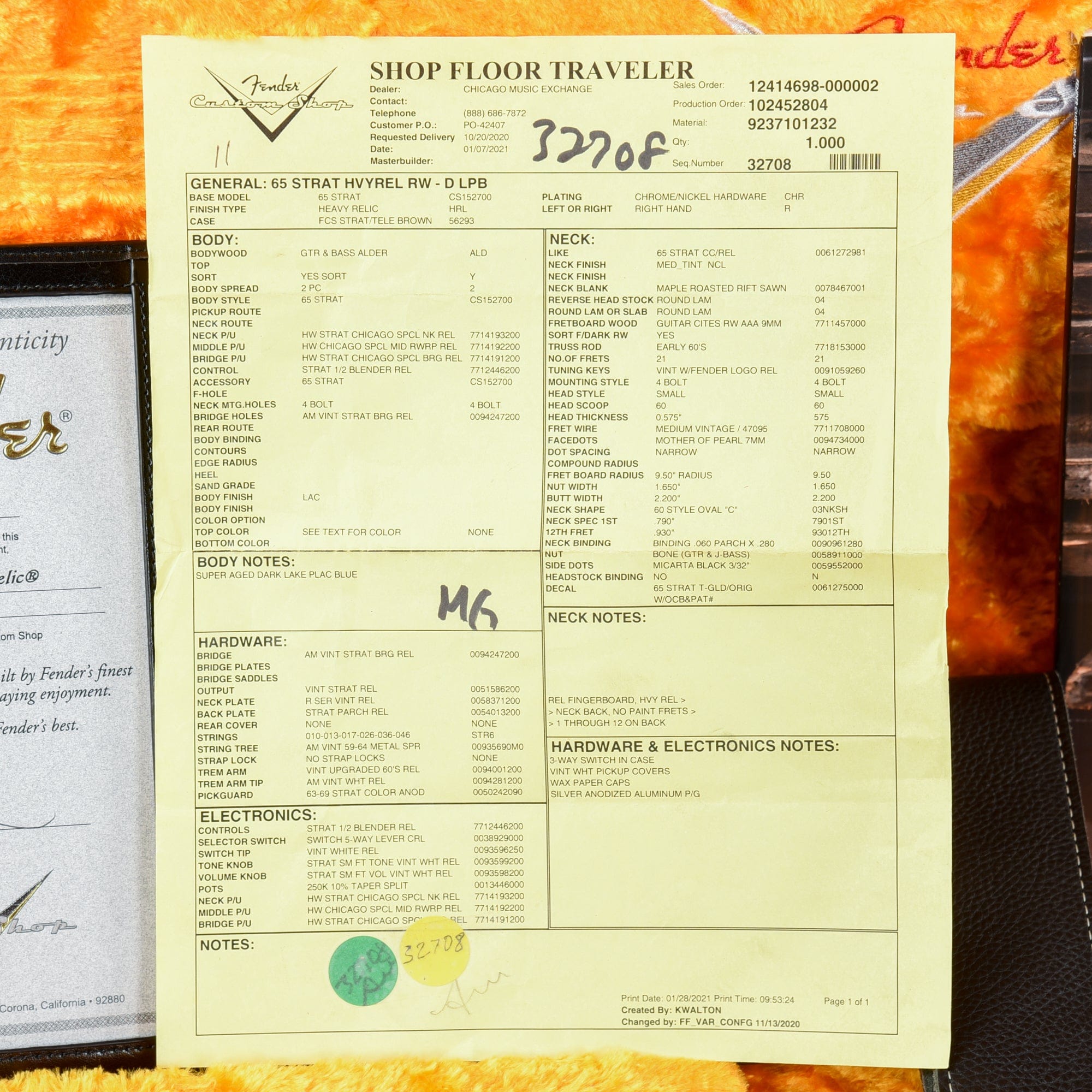 Fender Custom Shop 1965 Stratocaster 