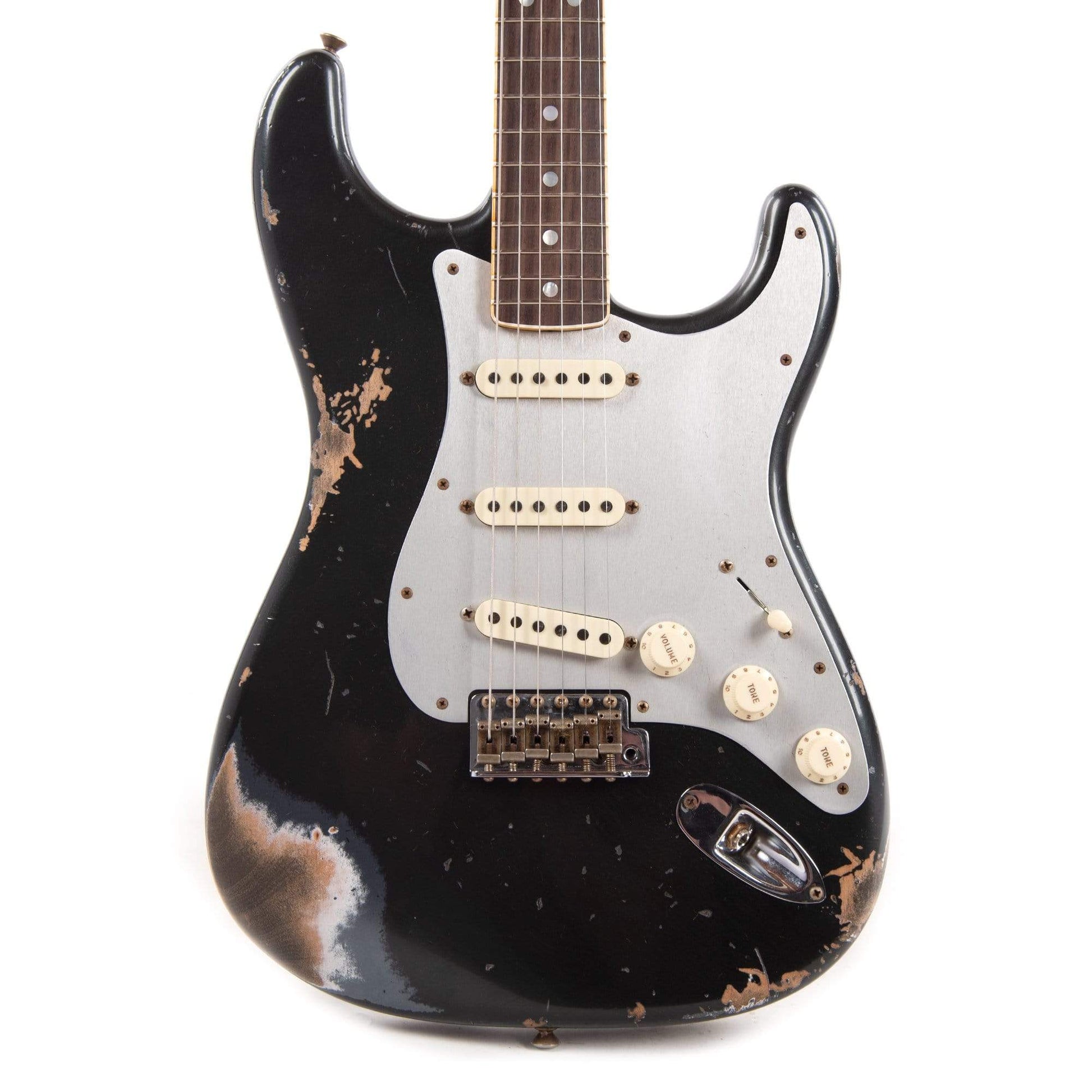 Fender Custom Shop 1965 Stratocaster "Chicago Special" Heavy Relic Super Aged Dark Lake Placid Blue w/Roasted Bound Neck Electric Guitars / Solid Body