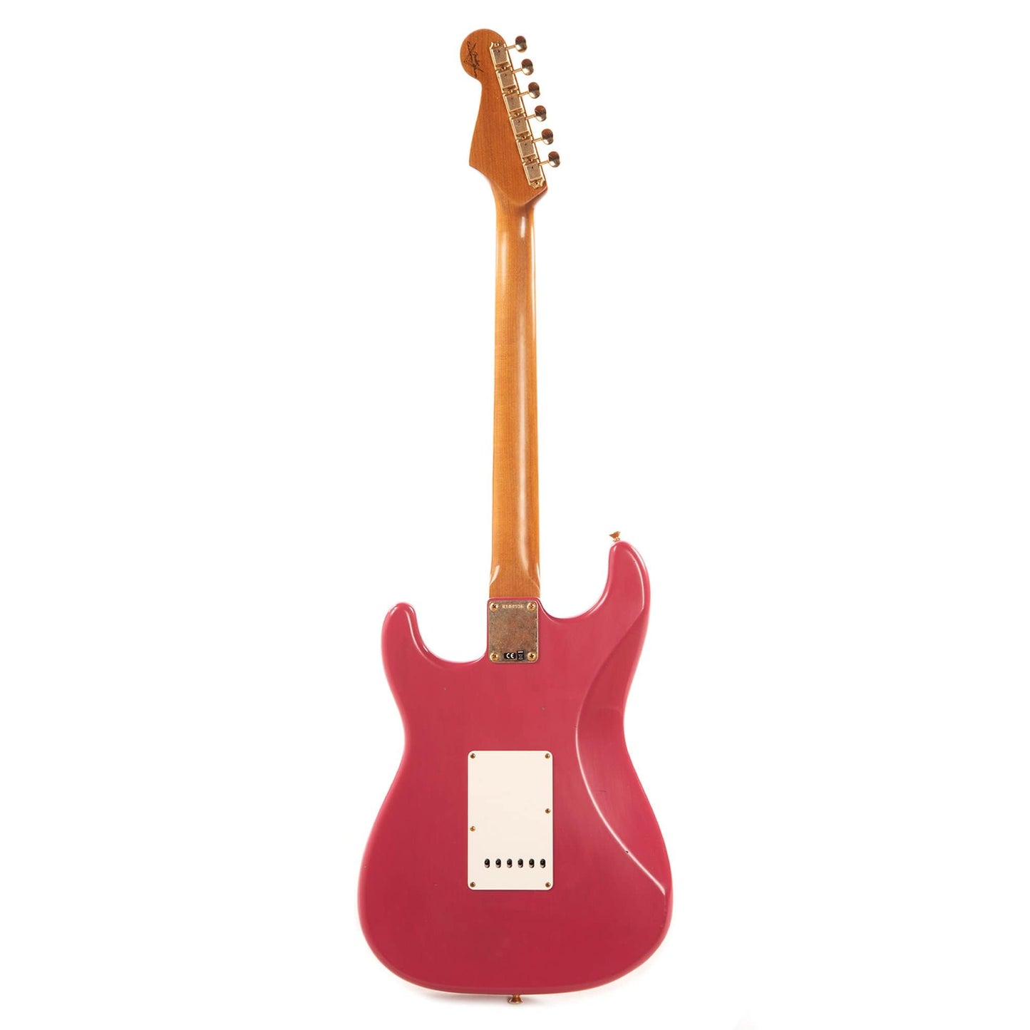 Fender Custom Shop 1965 Stratocaster "Chicago Special" Journeyman Faded Dakota Red w/Roasted Bound Neck & Gold Hardware Electric Guitars / Solid Body
