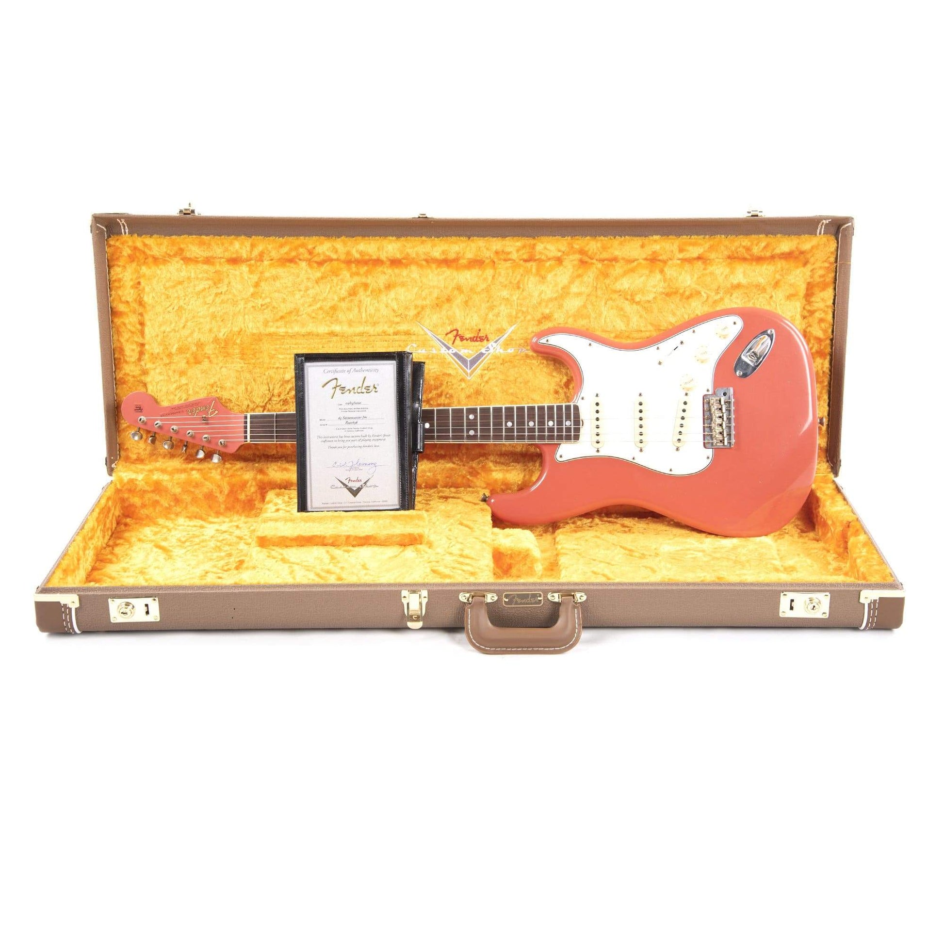 Fender Custom Shop 1965 Stratocaster "Chicago Special" Journeyman Relic Aged Tahitian Coral w/Roasted Bound Neck & Painted Headcap Electric Guitars / Solid Body