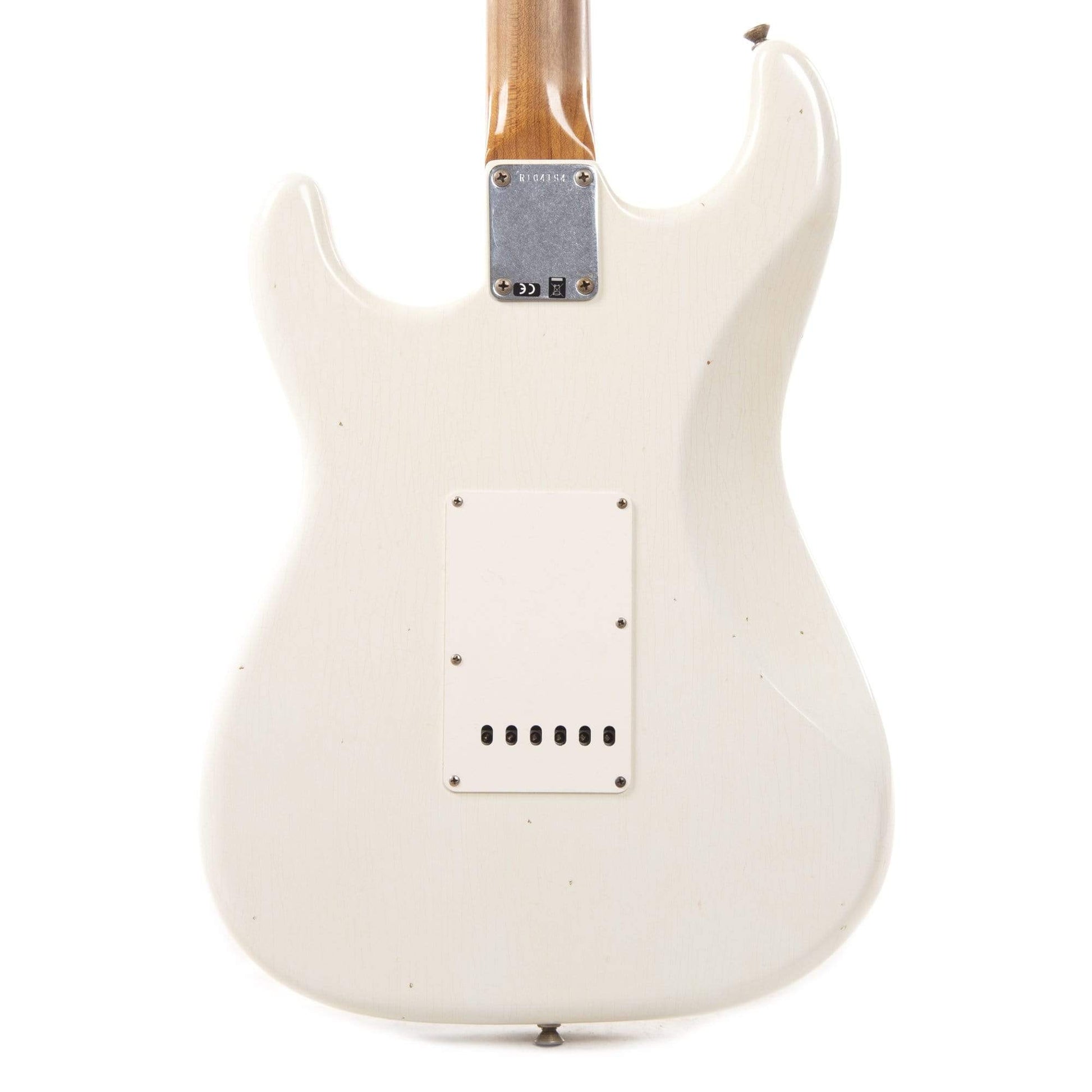 Fender Custom Shop 1965 Stratocaster "Chicago Special" Journeyman Relic Super Aged Olympic White w/Roasted Bound Neck Electric Guitars / Solid Body