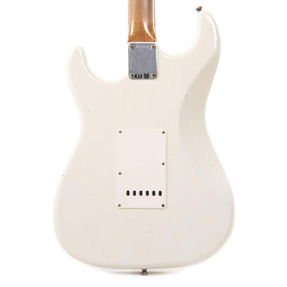 Fender Custom Shop 1965 Stratocaster "Chicago Special" Journeyman Relic Super Aged Olympic White w/Roasted Bound Neck Electric Guitars / Solid Body