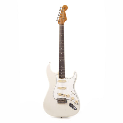 Fender Custom Shop 1965 Stratocaster "Chicago Special" Journeyman Relic Super Aged Olympic White w/Roasted Bound Neck Electric Guitars / Solid Body