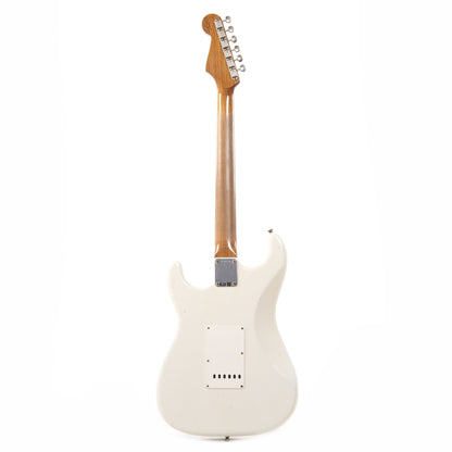Fender Custom Shop 1965 Stratocaster "Chicago Special" Journeyman Relic Super Aged Olympic White w/Roasted Bound Neck Electric Guitars / Solid Body