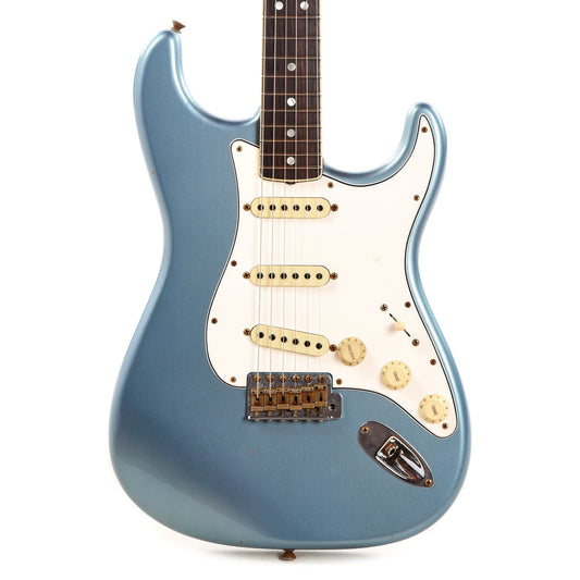 Fender Custom Shop 1965 Stratocaster "Chicago Special" Journeyman Super Aged Lake Placid Blue w/Roasted Bound Neck Electric Guitars / Solid Body