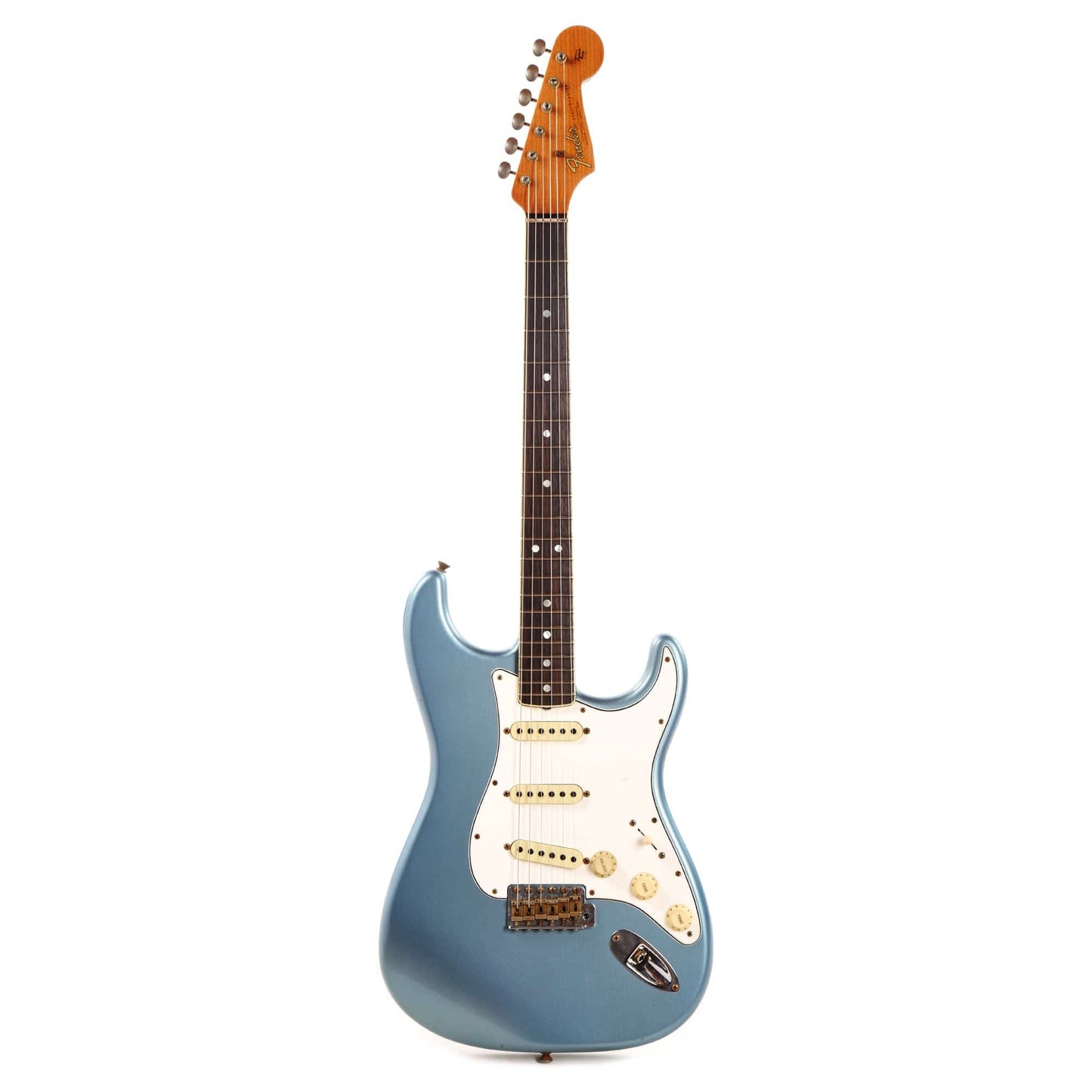 Fender Custom Shop 1965 Stratocaster "Chicago Special" Journeyman Super Aged Lake Placid Blue w/Roasted Bound Neck Electric Guitars / Solid Body