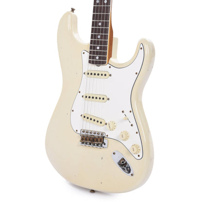Fender Custom Shop 1965 Stratocaster "Chicago Special" Journeyman Super Aged Olympic White w/Roasted Bound Neck Electric Guitars / Solid Body
