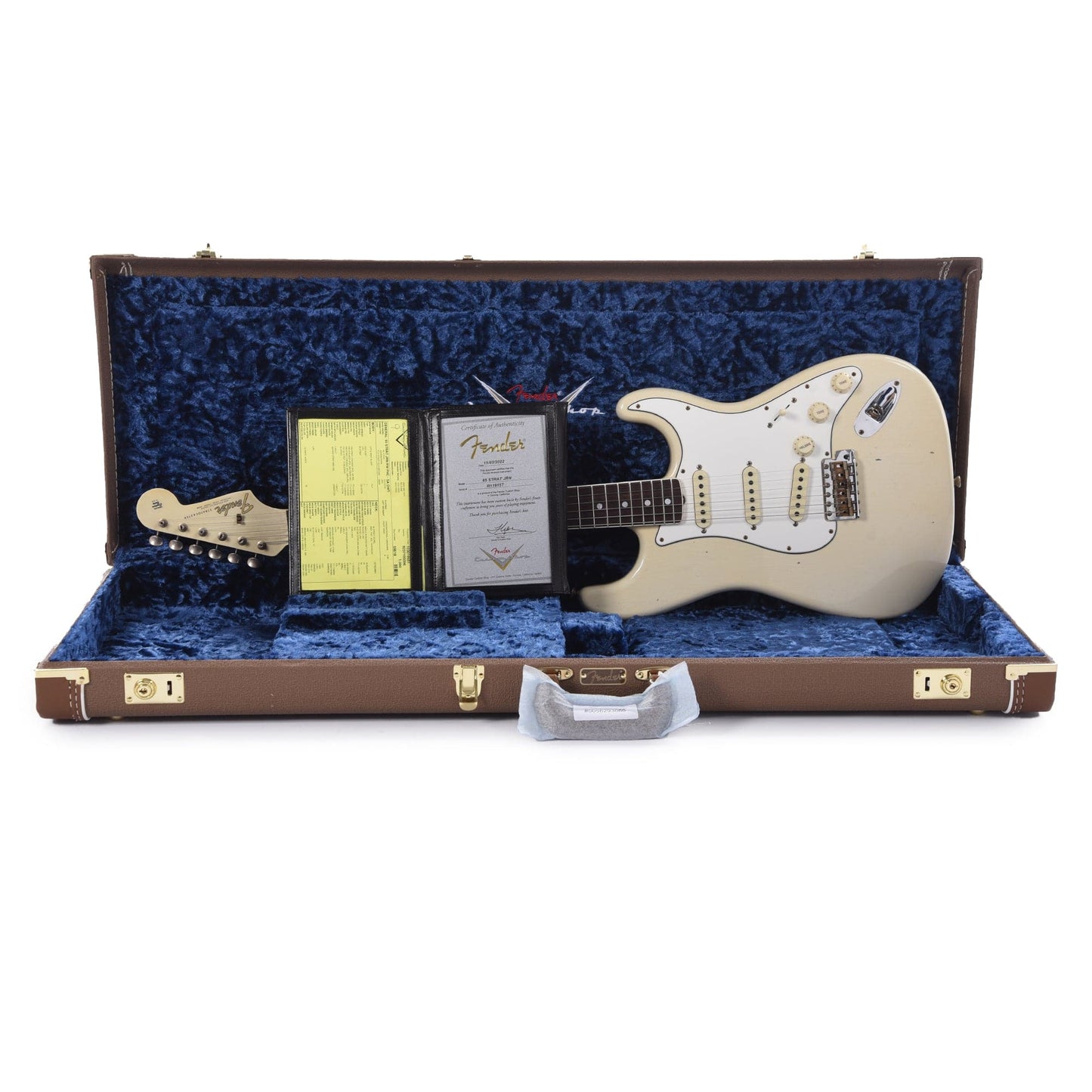 Fender Custom Shop 1965 Stratocaster "Chicago Special" Journeyman Super Aged Olympic White w/Roasted Bound Neck Electric Guitars / Solid Body