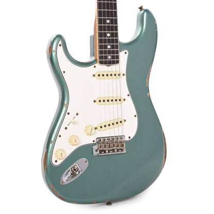 Fender Custom Shop 1965 Stratocaster "Chicago Special" LEFTY Relic Aged Sherwood Green w/Roasted Bound Neck Electric Guitars / Solid Body