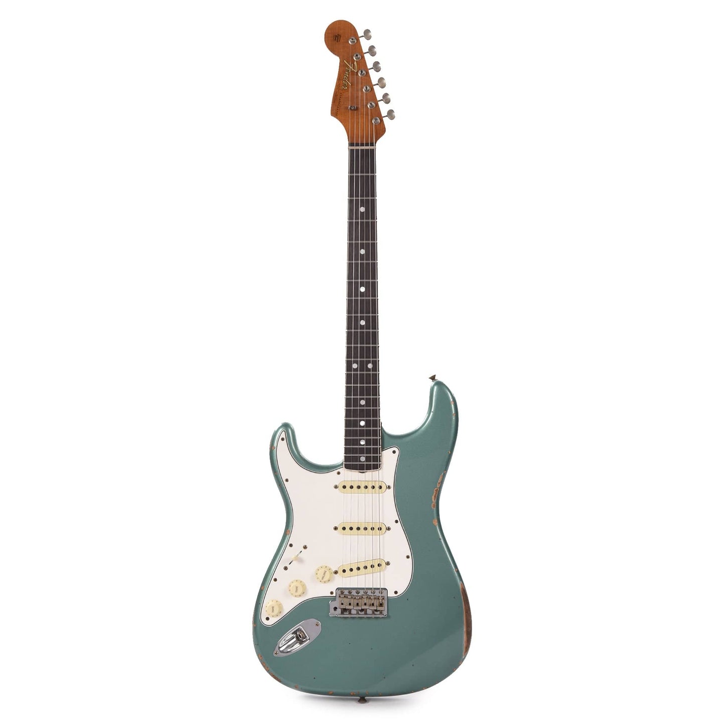 Fender Custom Shop 1965 Stratocaster "Chicago Special" LEFTY Relic Aged Sherwood Green w/Roasted Bound Neck Electric Guitars / Solid Body