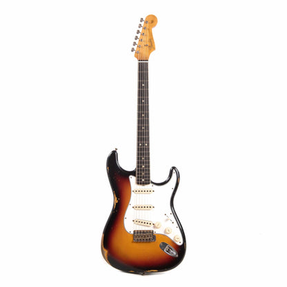 Fender Custom Shop 1965 Stratocaster "Chicago Special" Relic Faded/Aged 3-Color Sunburst w/Roasted Bound Neck Electric Guitars / Solid Body