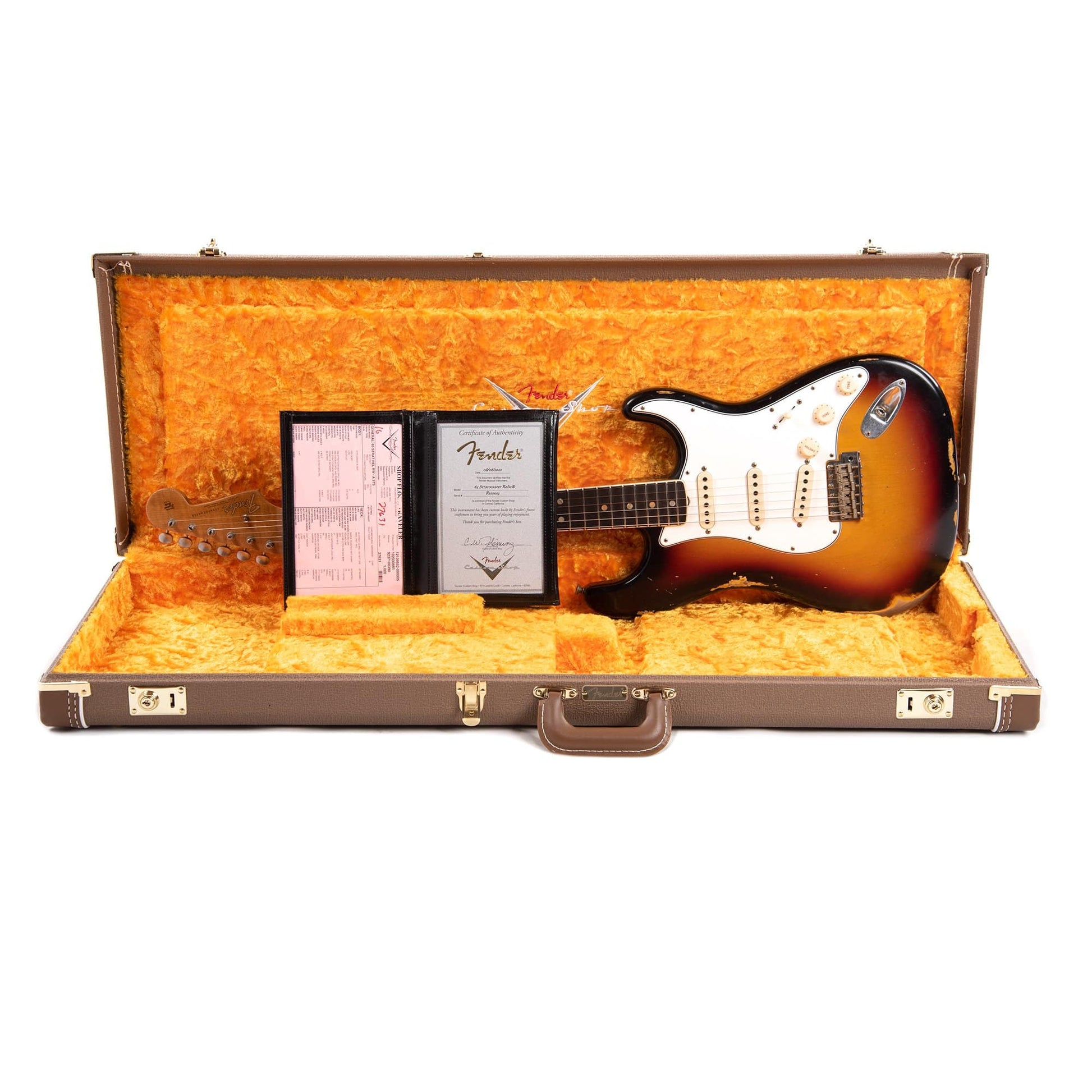 Fender Custom Shop 1965 Stratocaster "Chicago Special" Relic Faded/Aged 3-Color Sunburst w/Roasted Bound Neck Electric Guitars / Solid Body