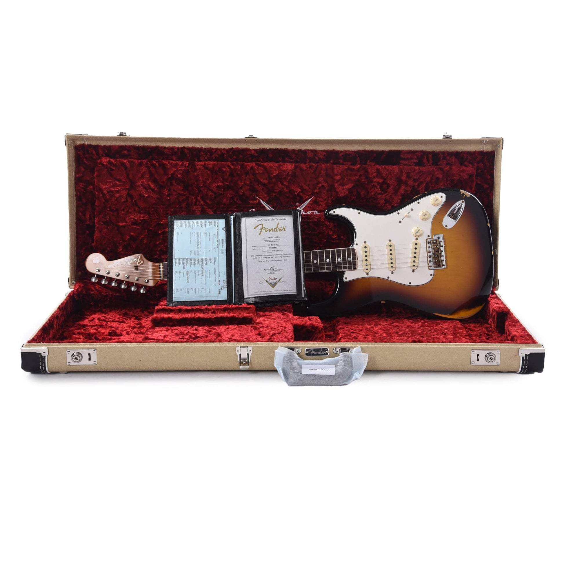 Fender Custom Shop 1965 Stratocaster "Chicago Special" Relic Faded/Aged 3-Color Sunburst w/Roasted Bound Neck Electric Guitars / Solid Body