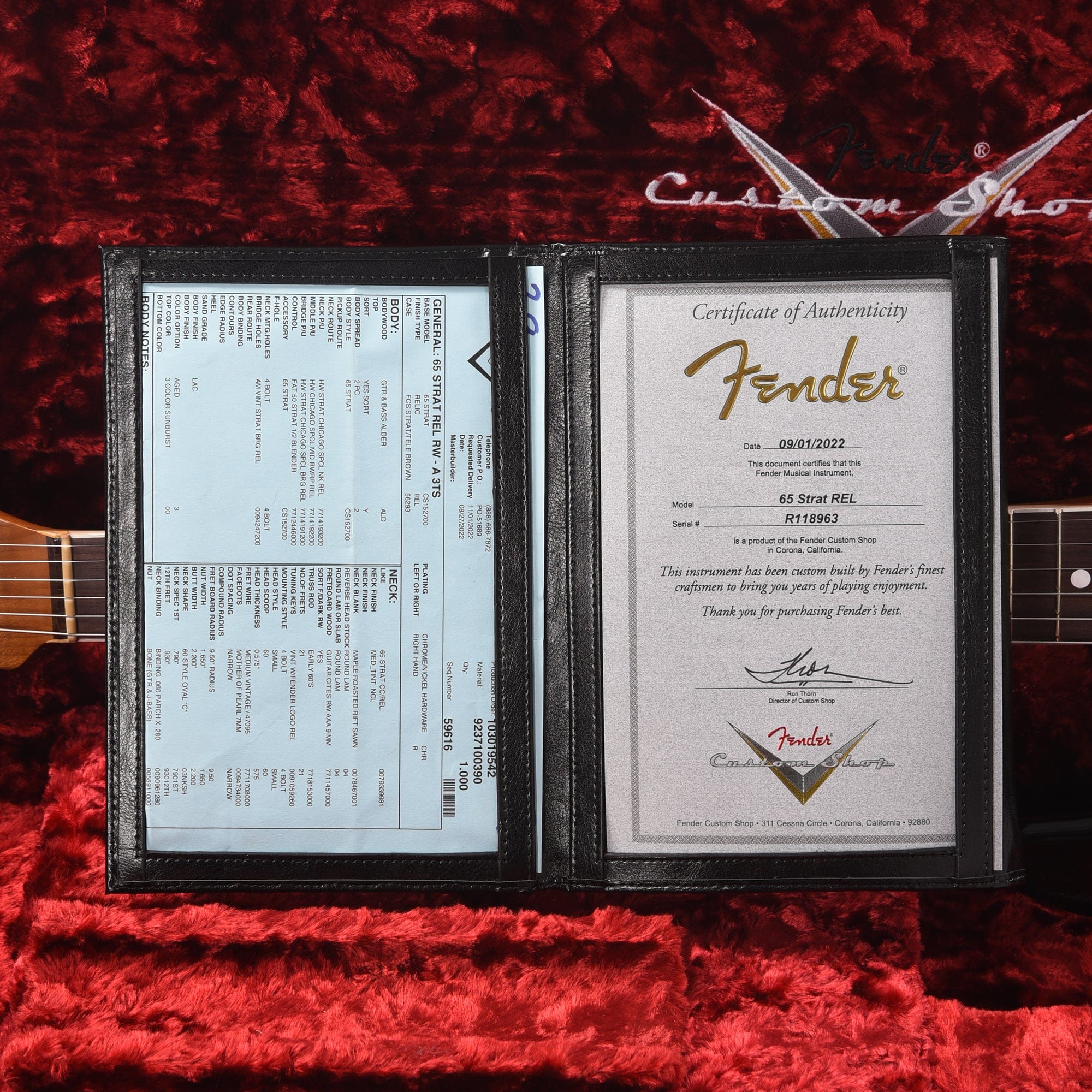 Fender Custom Shop 1965 Stratocaster 