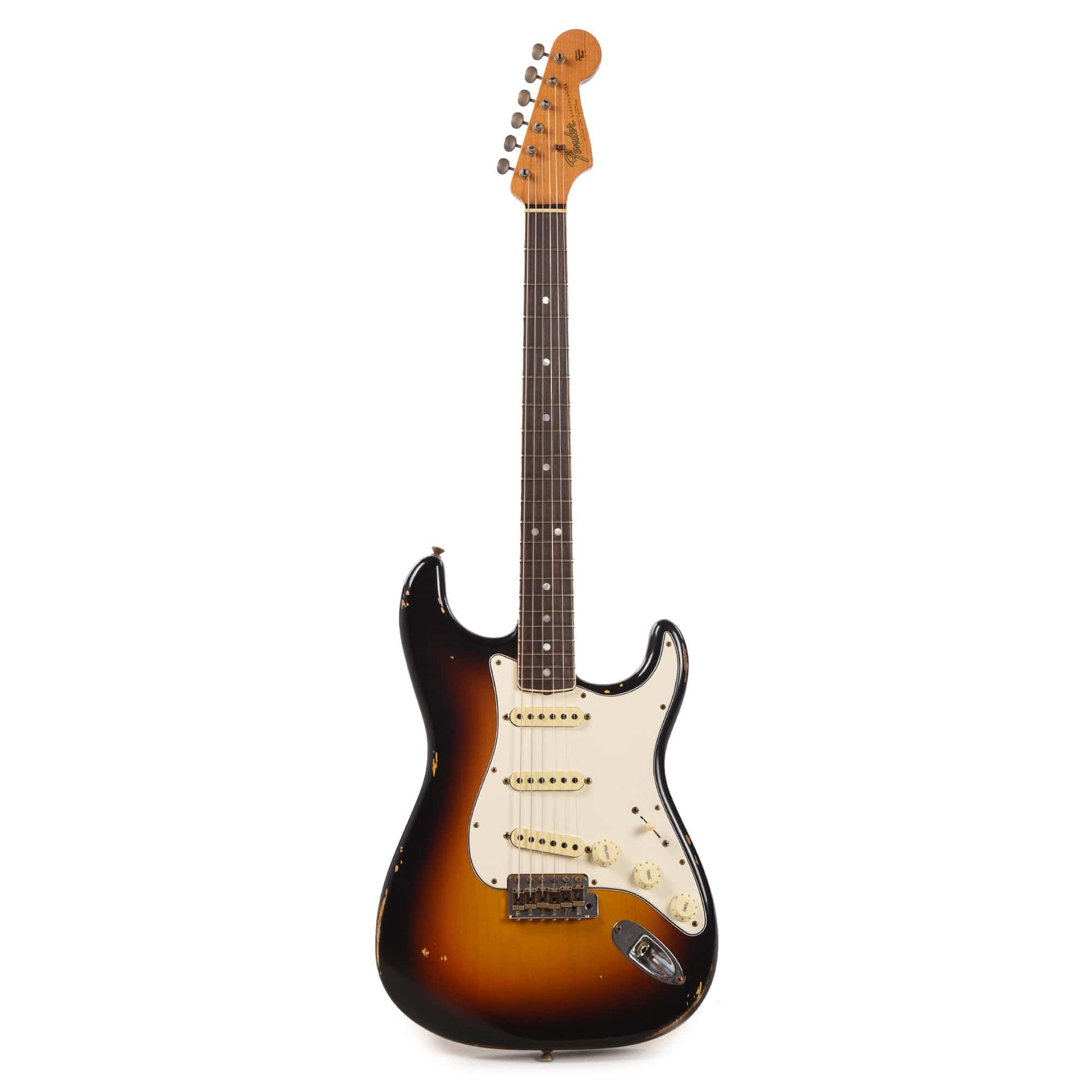 Fender Custom Shop 1965 Stratocaster "Chicago Special" Relic Faded/Aged 3-Color Sunburst w/Roasted Bound Neck Electric Guitars / Solid Body