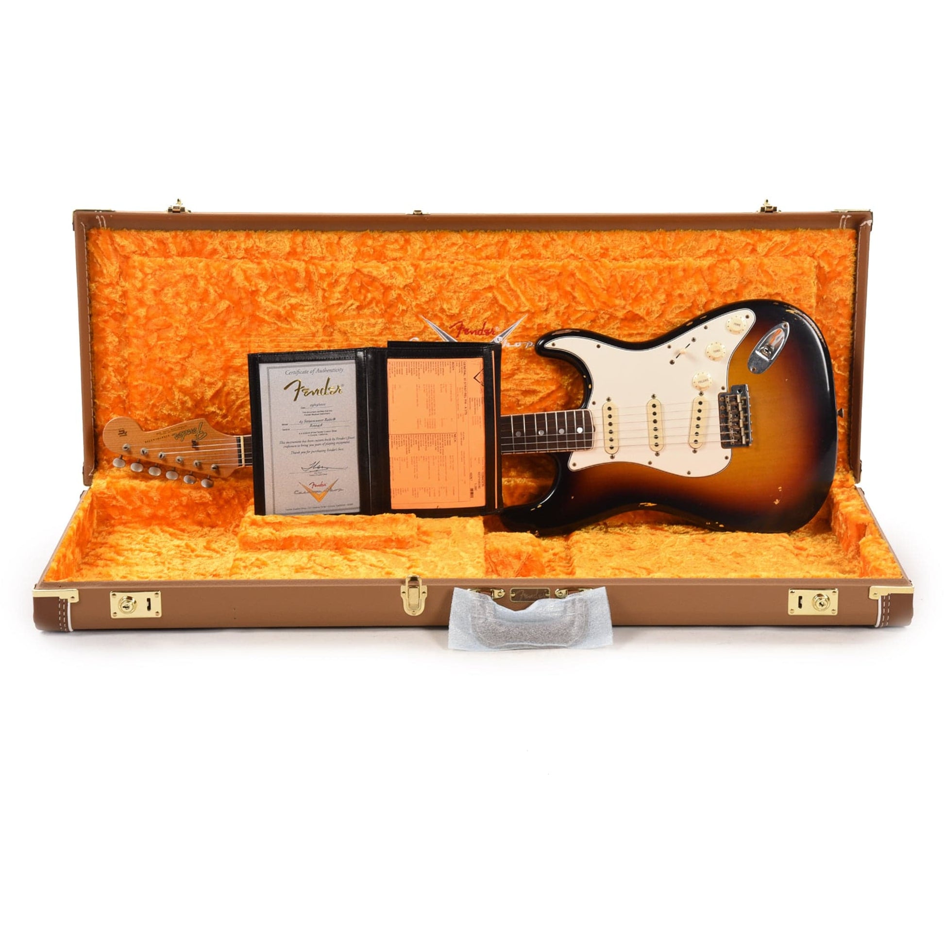 Fender Custom Shop 1965 Stratocaster "Chicago Special" Relic Faded/Aged 3-Color Sunburst w/Roasted Bound Neck Electric Guitars / Solid Body