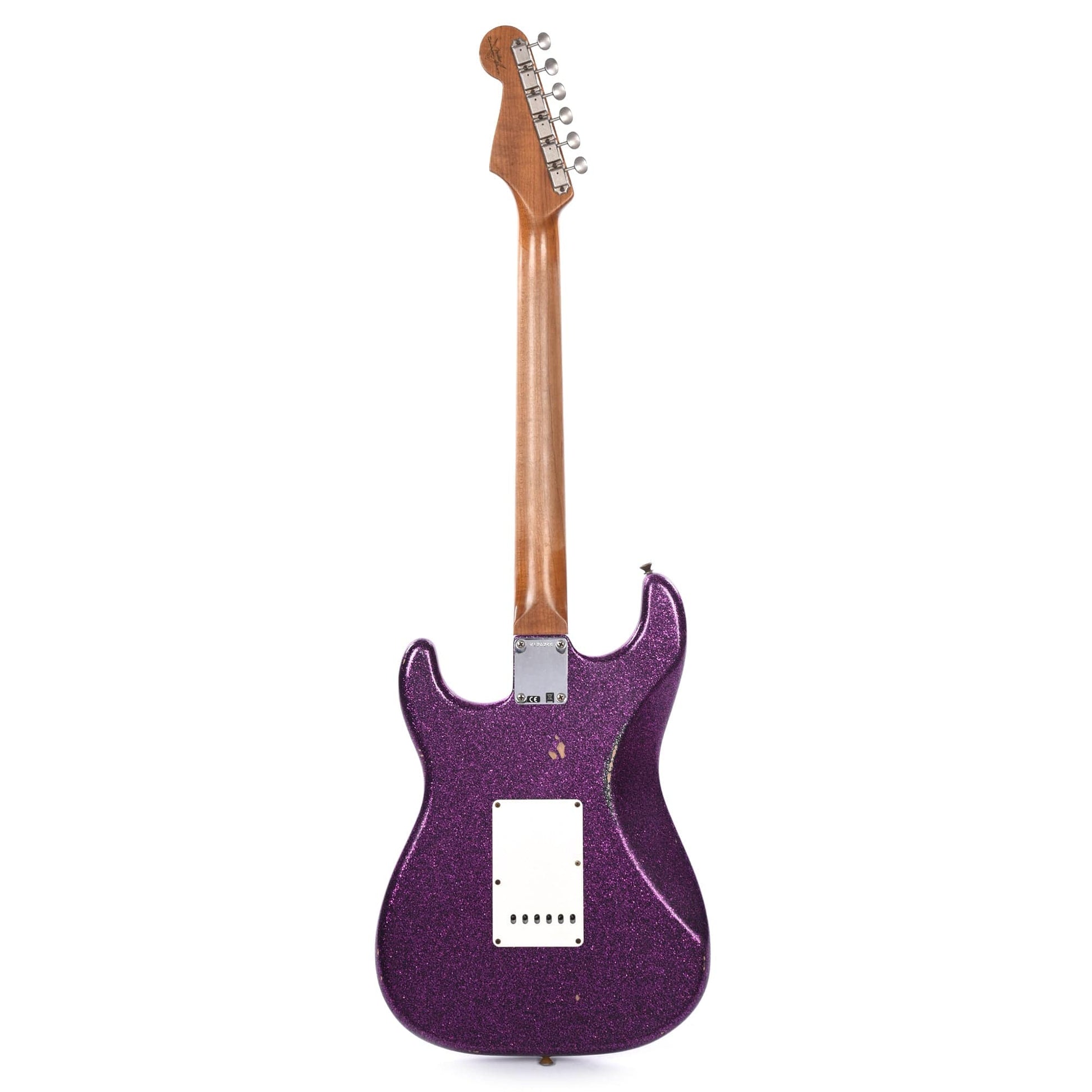 Fender Custom Shop 1965 Stratocaster "Chicago Special" Relic Faded Magenta Sparkle w/Roasted Bound Neck Electric Guitars / Solid Body