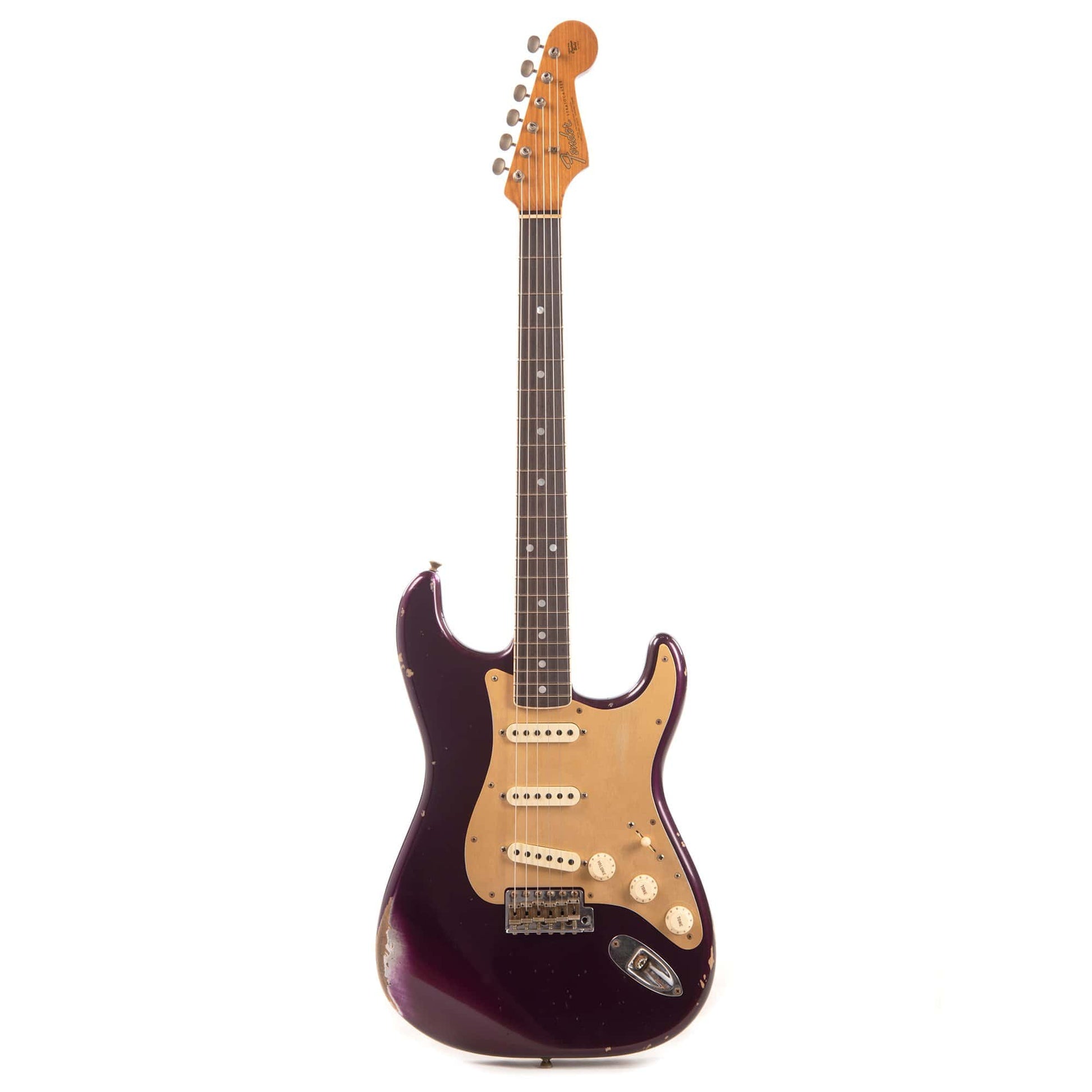Fender Custom Shop 1965 Stratocaster "Chicago Special" Relic Midnight Purple Sparkle w/Roasted Maple Neck Electric Guitars / Solid Body