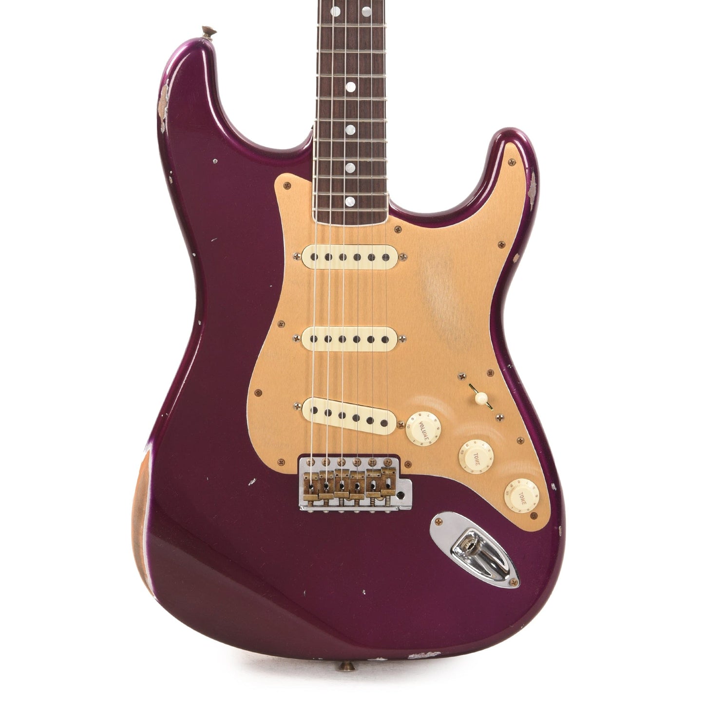 Fender Custom Shop 1965 Stratocaster "Chicago Special" Relic Midnight Purple Sparkle w/Roasted Maple Neck Electric Guitars / Solid Body