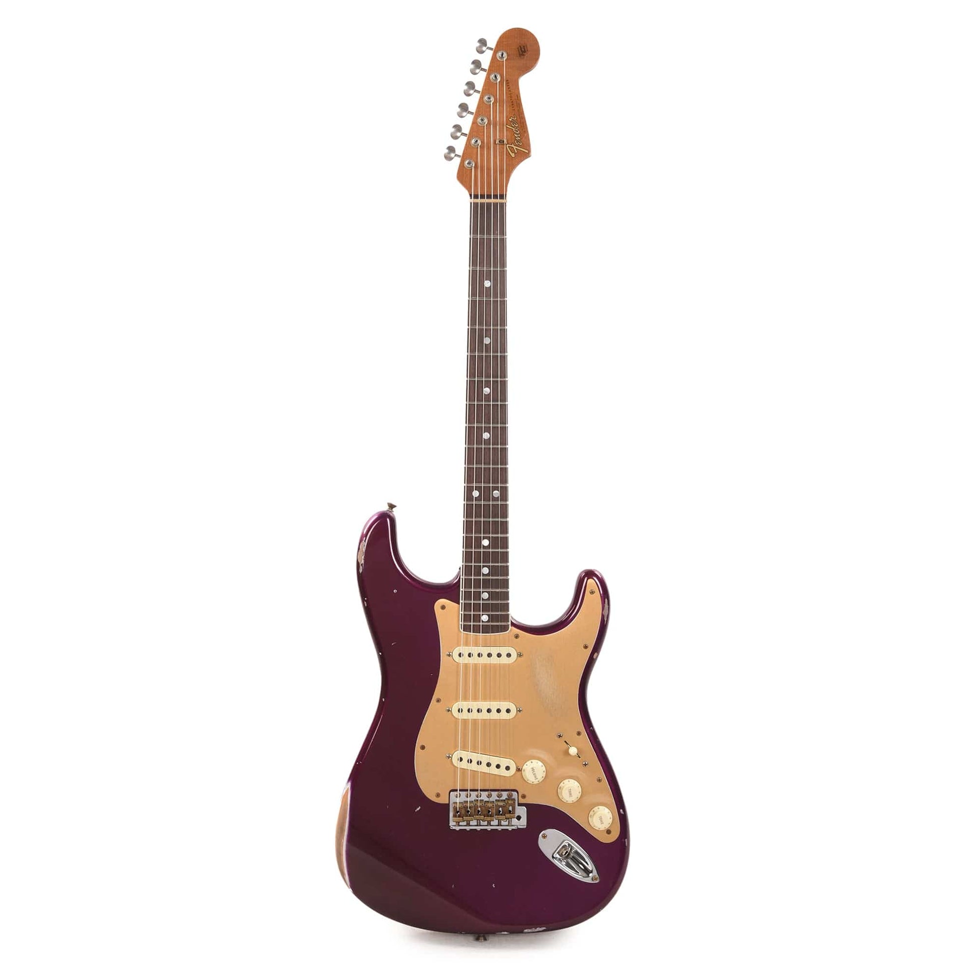 Fender Custom Shop 1965 Stratocaster "Chicago Special" Relic Midnight Purple Sparkle w/Roasted Maple Neck Electric Guitars / Solid Body