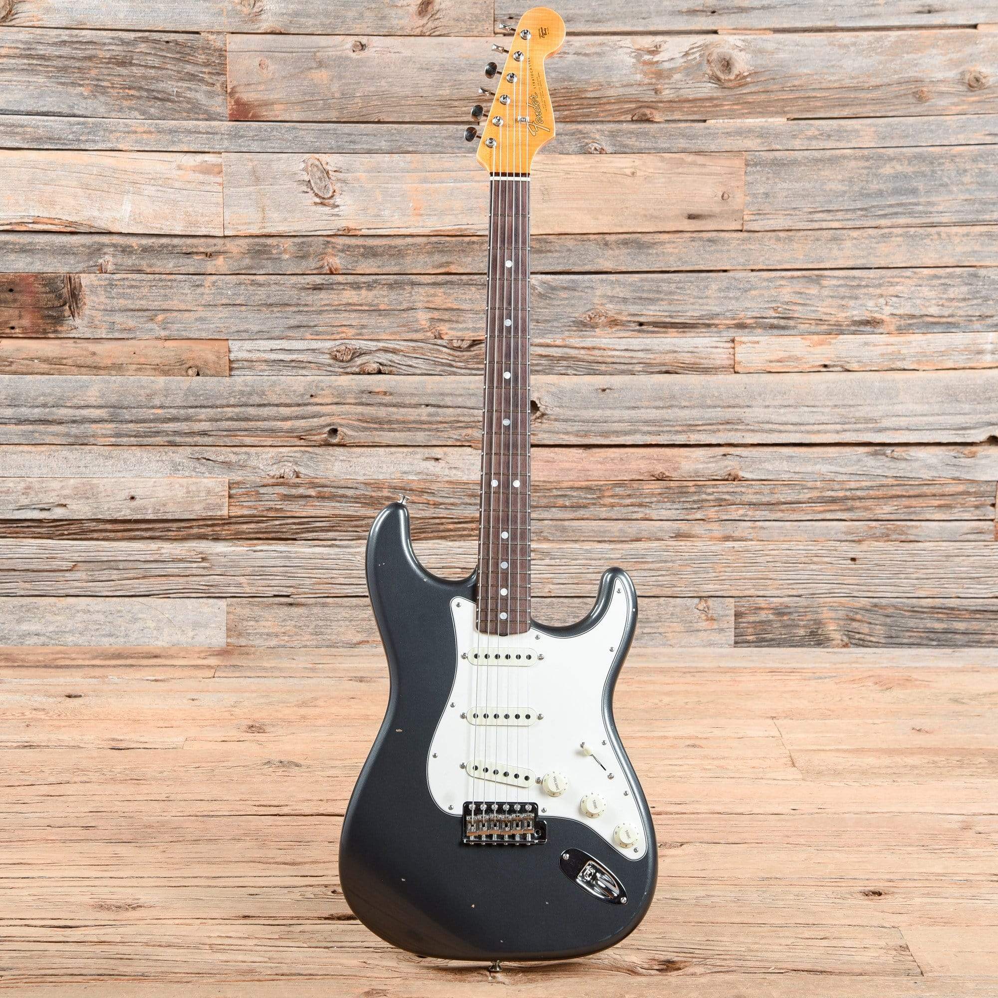 Fender Custom Shop 1965 Stratocaster Journeyman/Closet Classic Charcoal Frost Metallic 2019 Electric Guitars / Solid Body