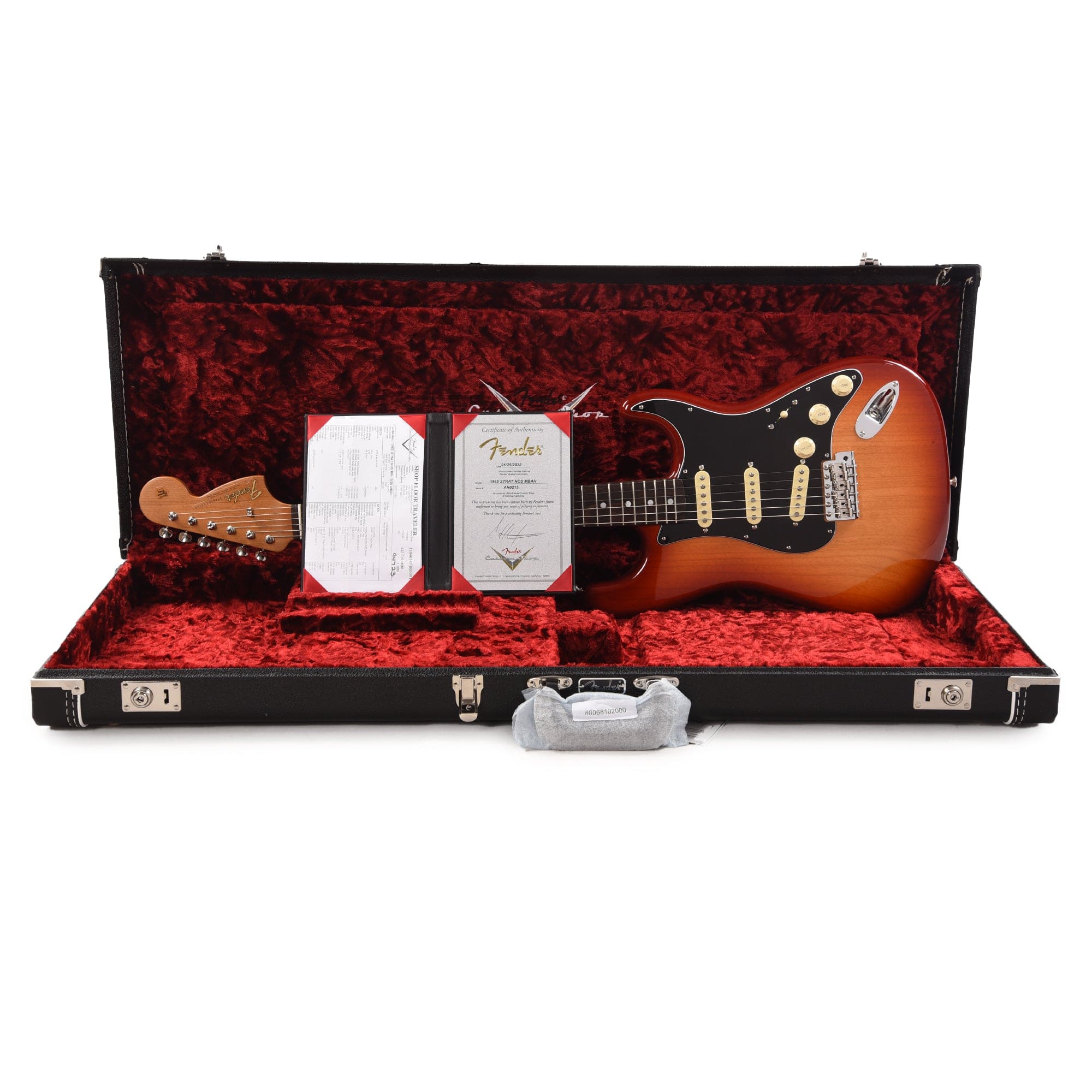 Fender Custom Shop 1965 Stratocaster NOS Sienna Sunburst Master Built by Andy Hicks Electric Guitars / Solid Body