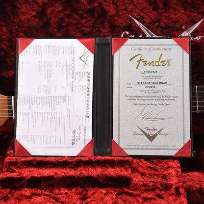 Fender Custom Shop 1965 Stratocaster NOS Sienna Sunburst Master Built by Andy Hicks Electric Guitars / Solid Body