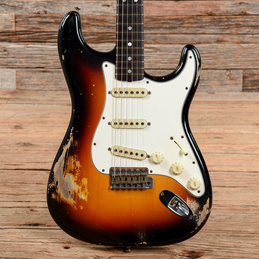 Fender Custom Shop 1965 Stratocaster Relic Dennis Galuszka Masterbuilt Sunburst 2015 Electric Guitars / Solid Body