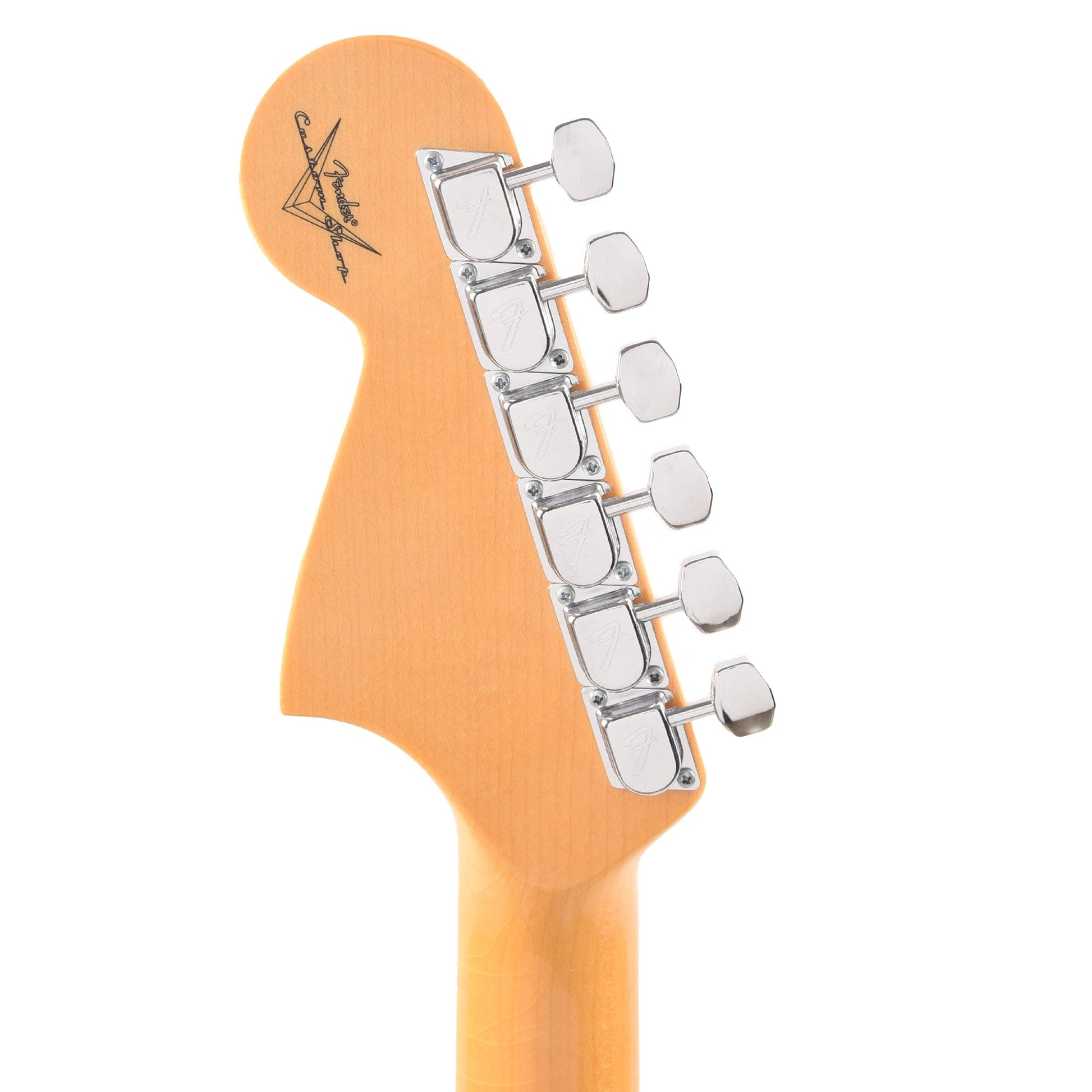 Fender Custom Shop 1966 Jaguar Deluxe Closet Classic Aged Olympic White Electric Guitars / Solid Body