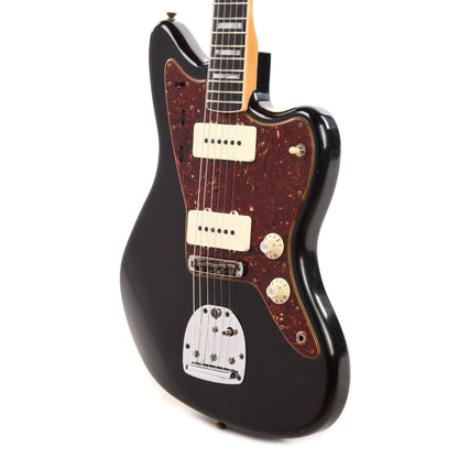 Fender Custom Shop 1966 Jazzmaster "Chicago Special" Journeyman Aged Black w/Tortoise Pickguard & Painted Headcap Electric Guitars / Solid Body