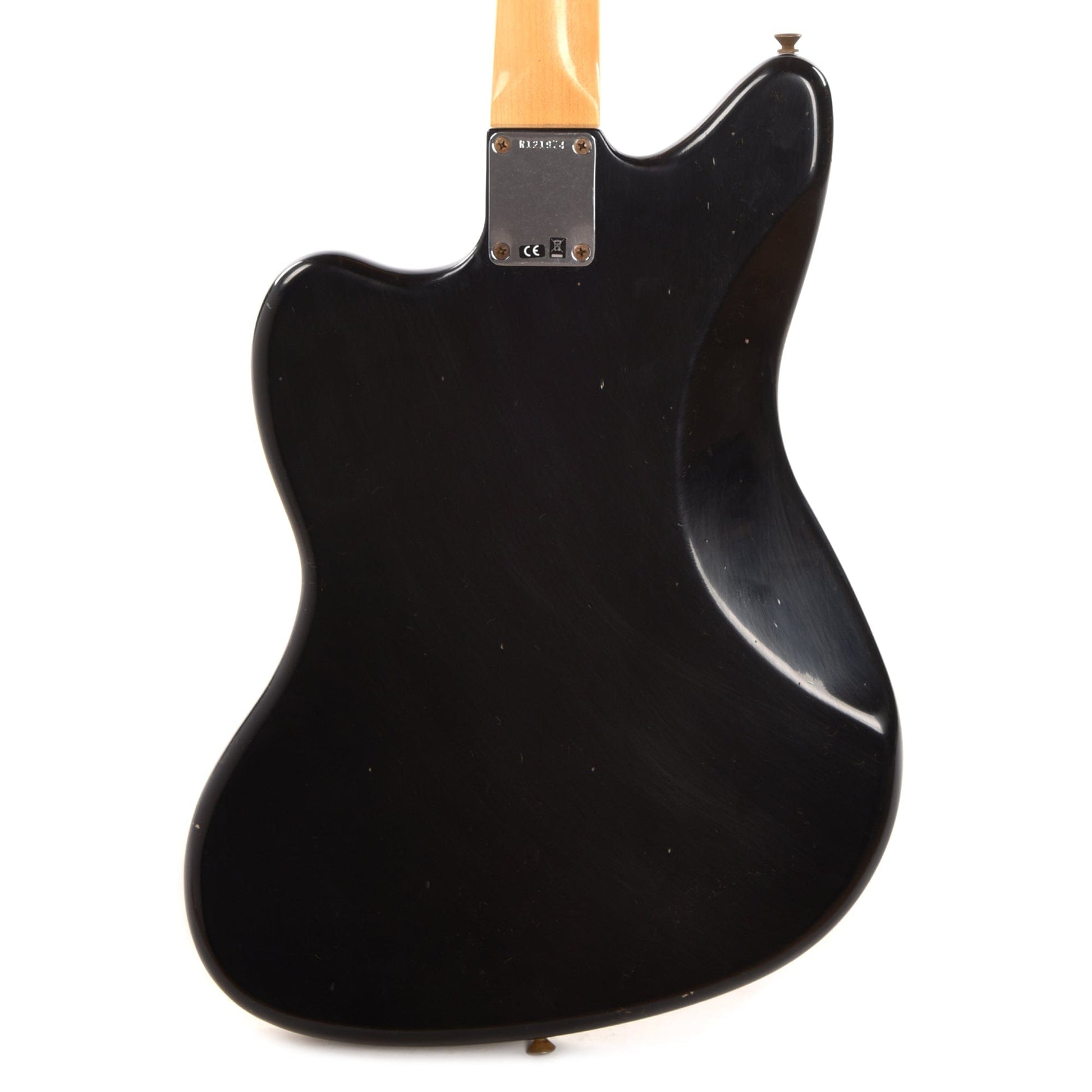 Fender Custom Shop 1966 Jazzmaster "Chicago Special" Journeyman Aged Black w/Tortoise Pickguard & Painted Headcap Electric Guitars / Solid Body